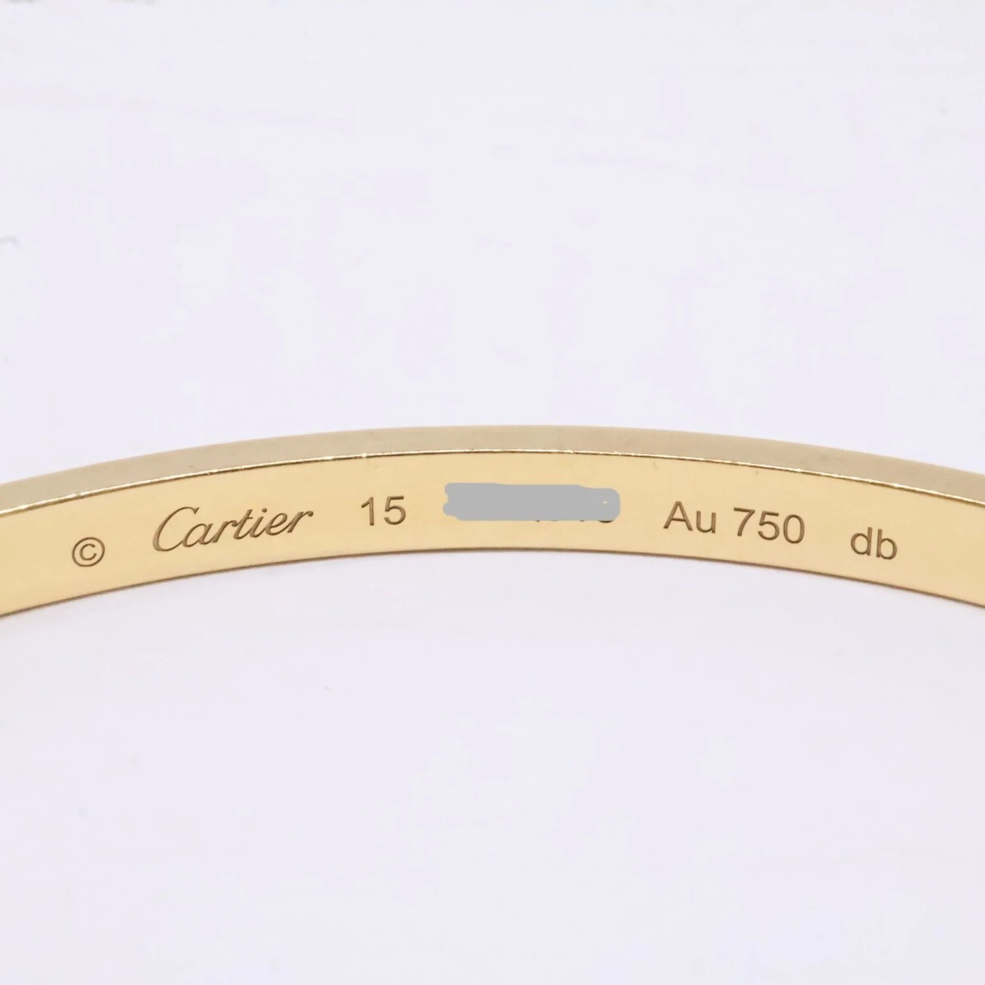 Bracelet 18K Yellow Gold Small with Diamond - Image 7