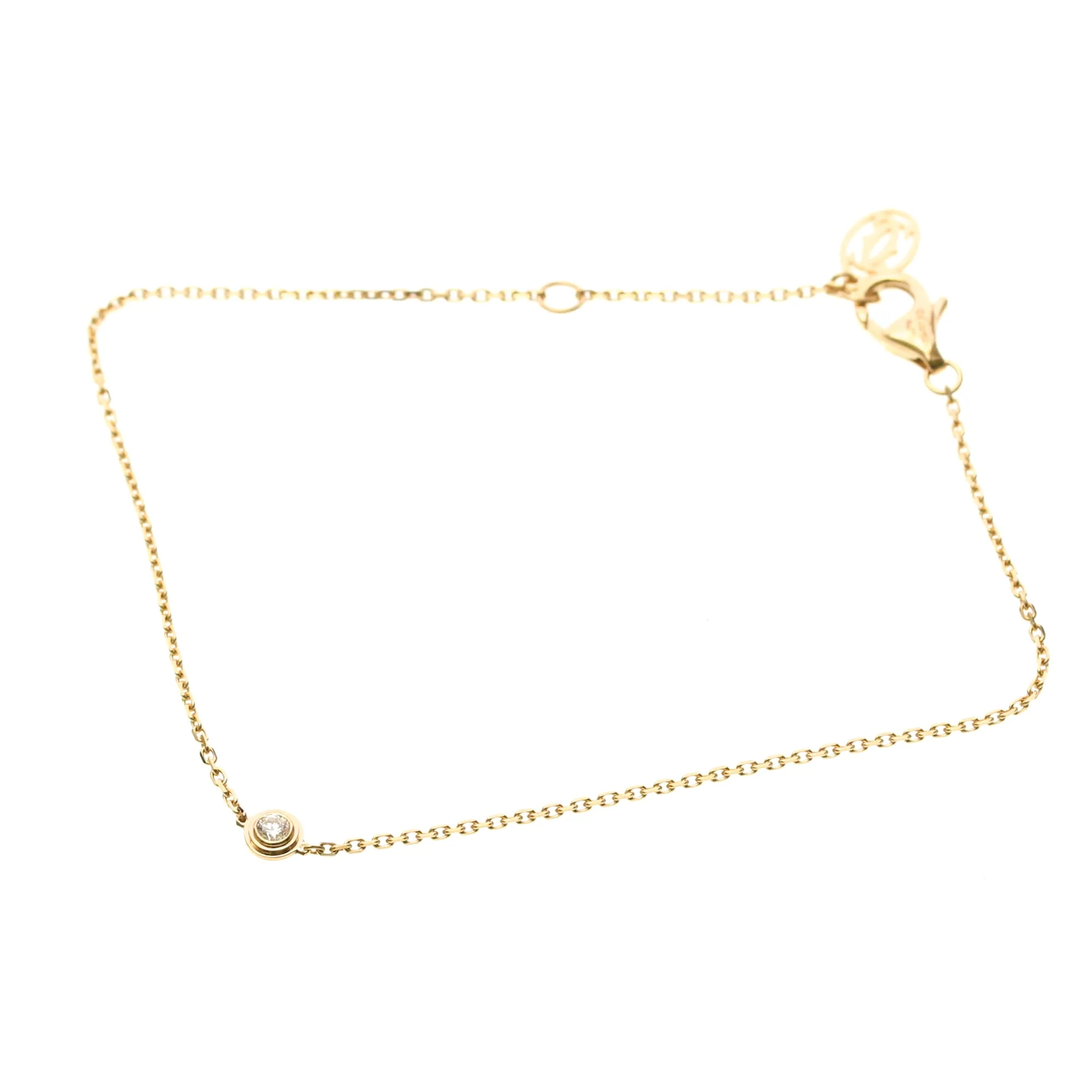 Charm Bracelet 18K Rose Gold With Diamond