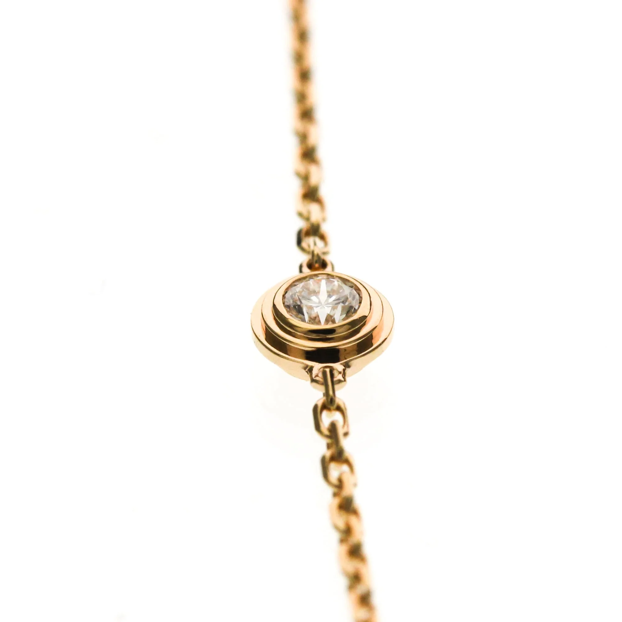 Charm Bracelet 18K Rose Gold With Diamond - Image 5