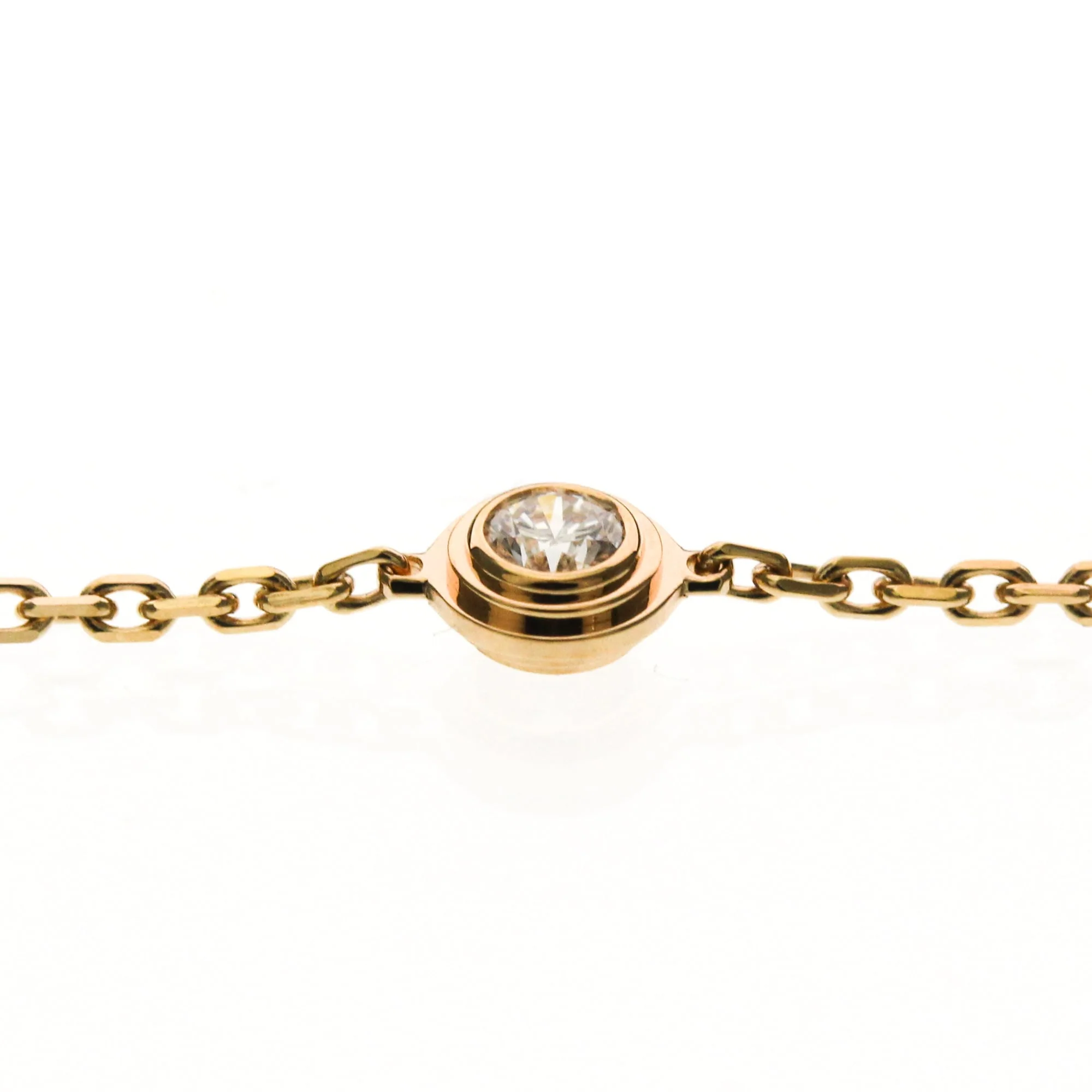 Charm Bracelet 18K Rose Gold With Diamond - Image 6