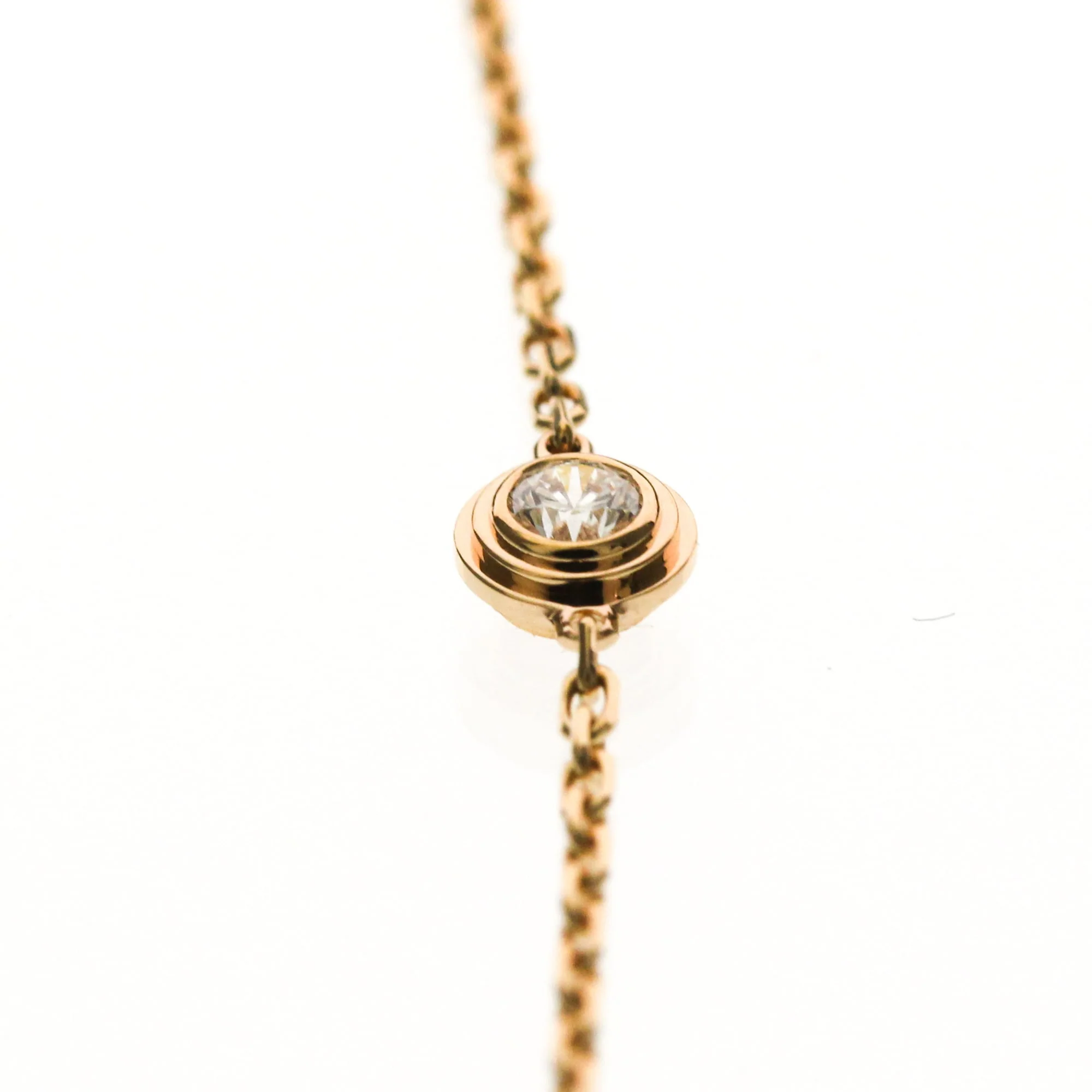 Charm Bracelet 18K Rose Gold With Diamond - Image 7