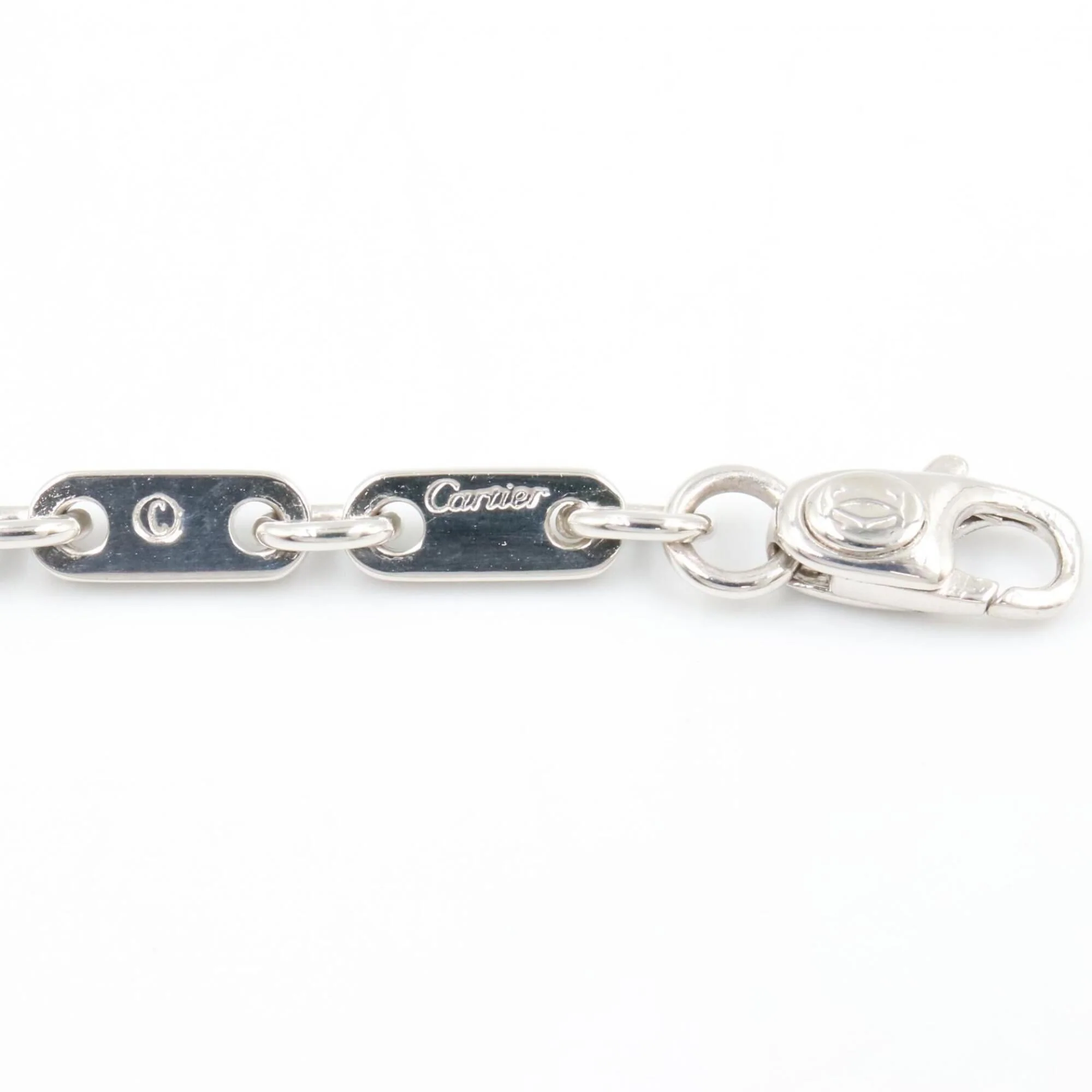 Figaro Bracelet 18K White Gold - Image 4