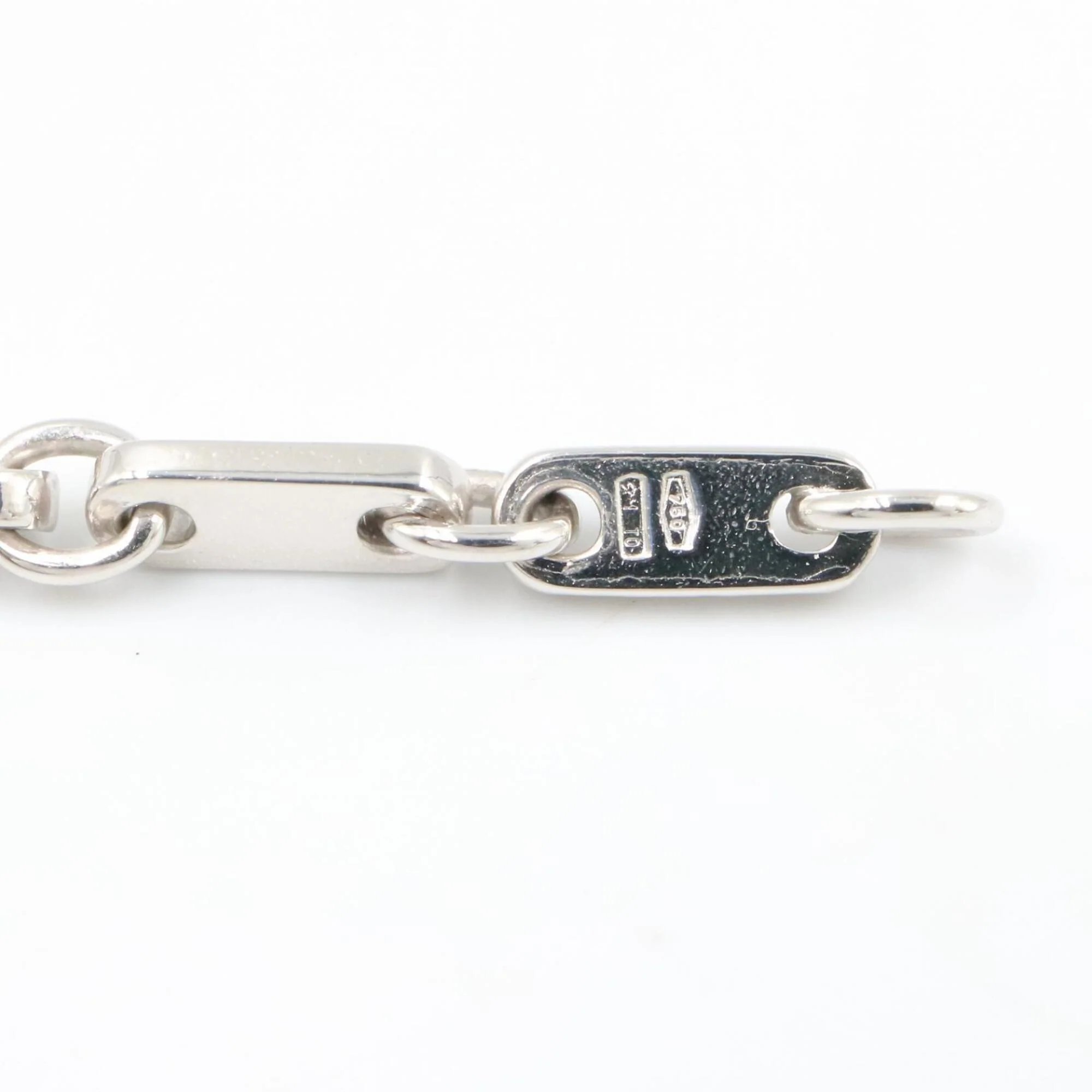 Figaro Bracelet 18K White Gold - Image 5