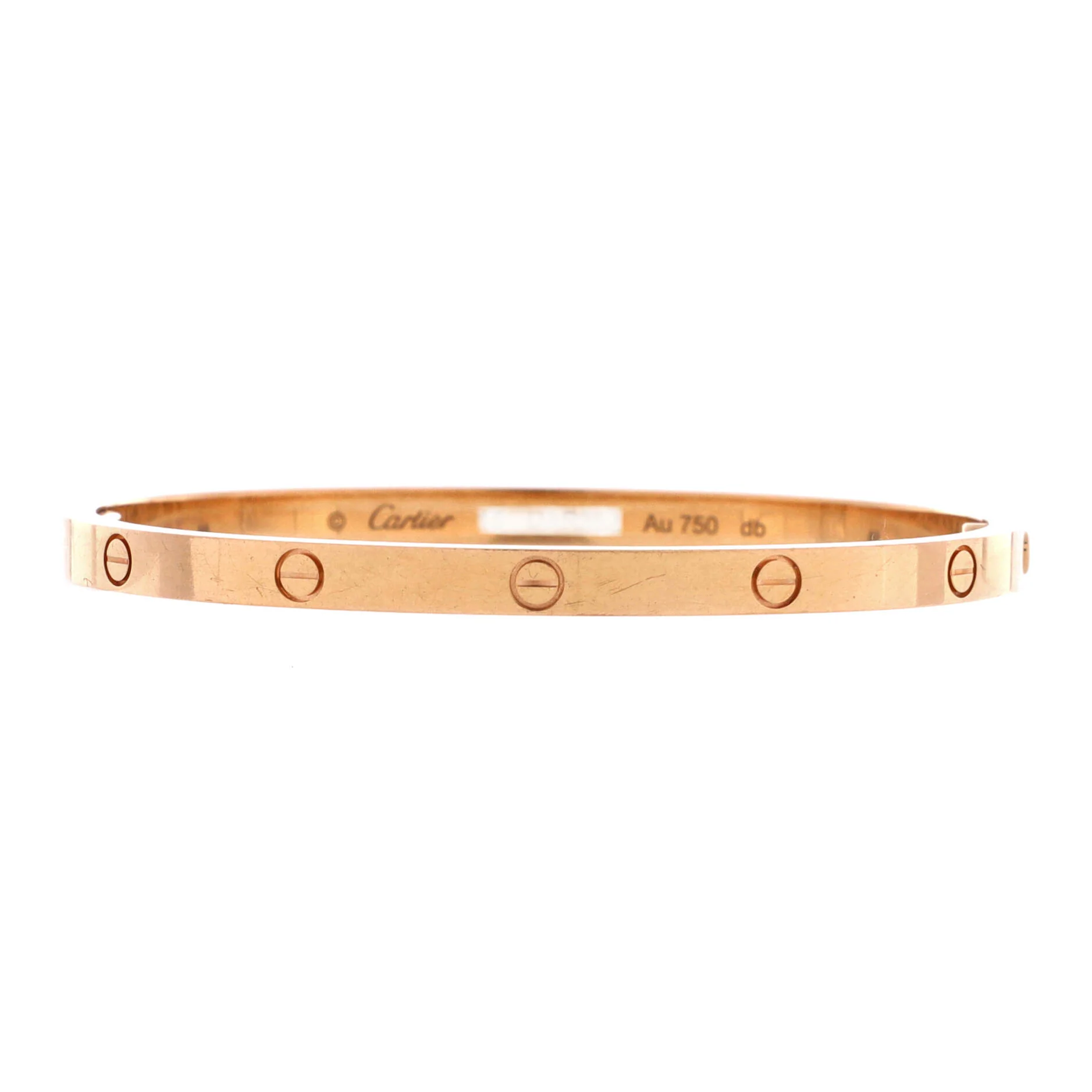 Love Bracelet 18K Rose Gold Small 19
