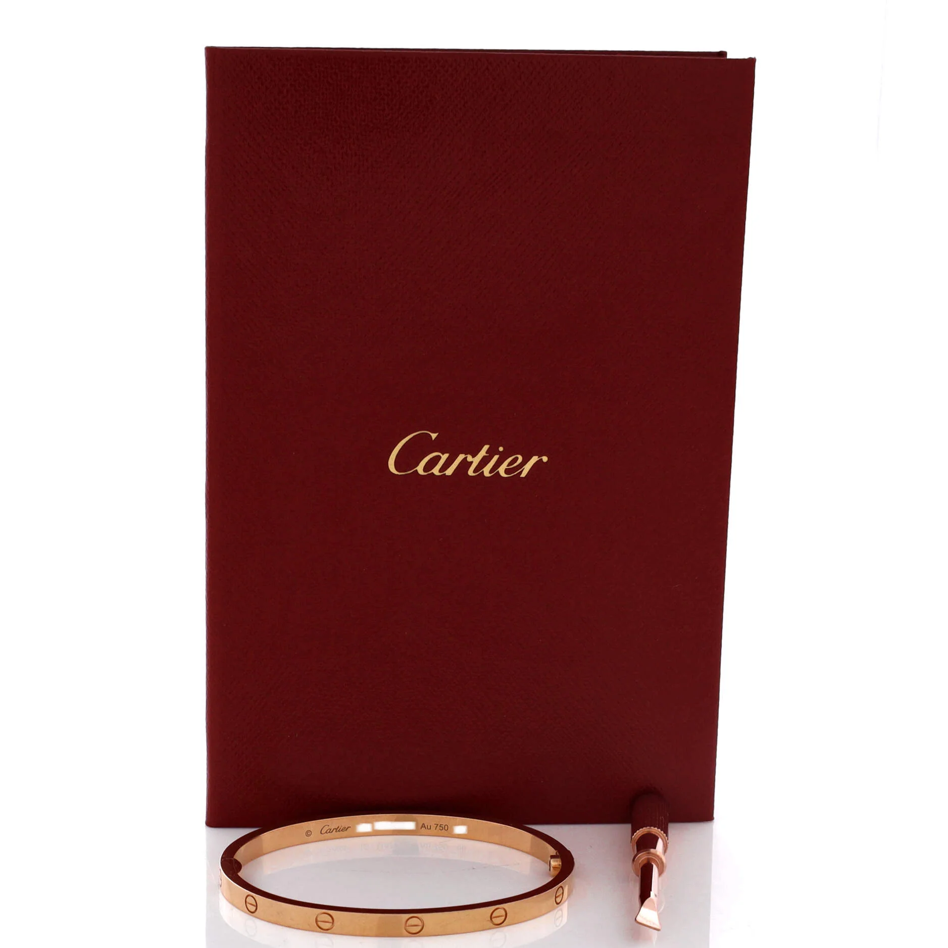 Love Bracelet 18K Rose Gold Small 19 - Image 2