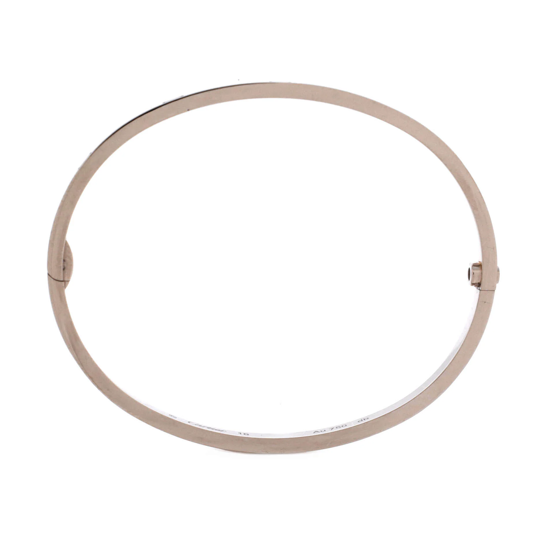 Love Bracelet 18K White Gold Small 16 - Image 3
