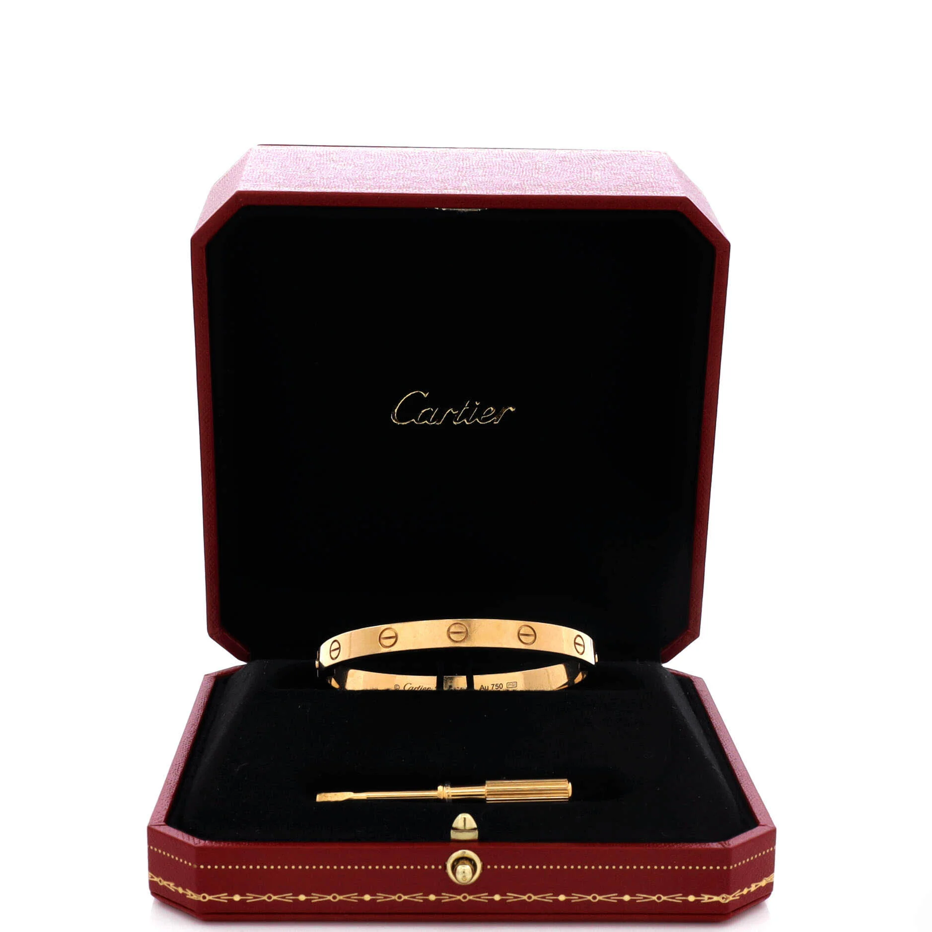 Love Bracelet 18K Yellow Gold 17 - Image 2