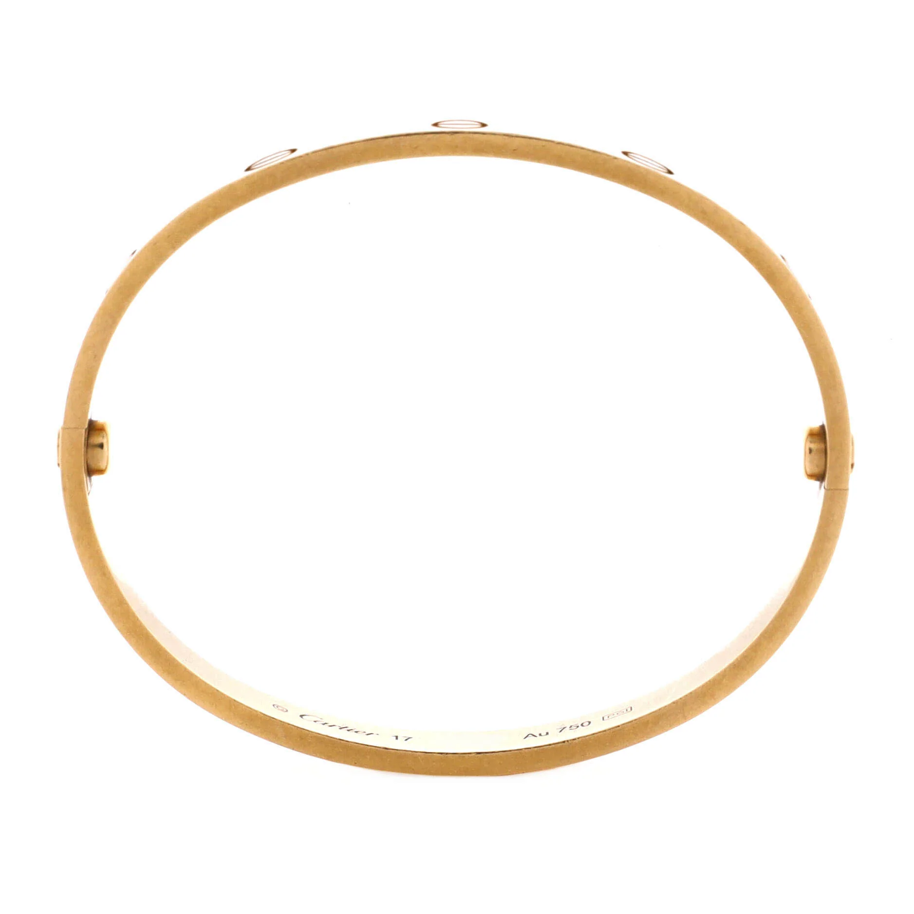 Love Bracelet 18K Yellow Gold 17 - Image 3