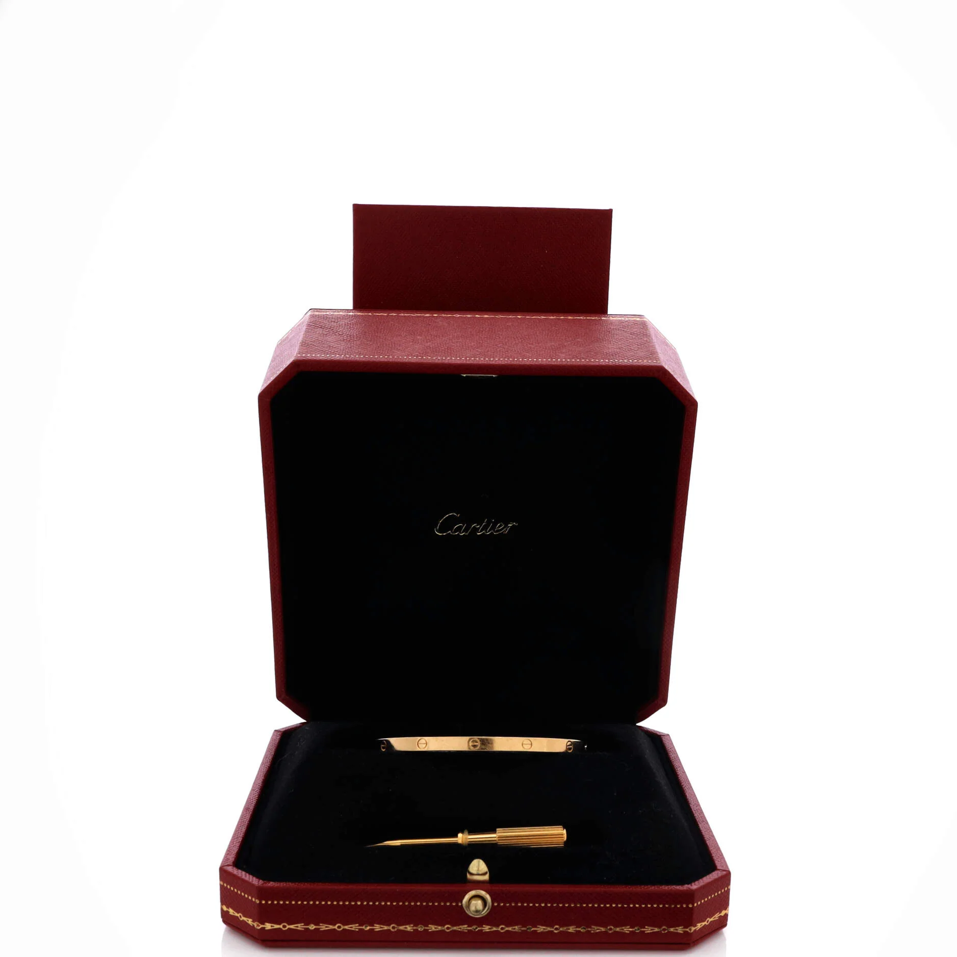 Love Bracelet 18K Yellow Gold Small 17 - Image 2