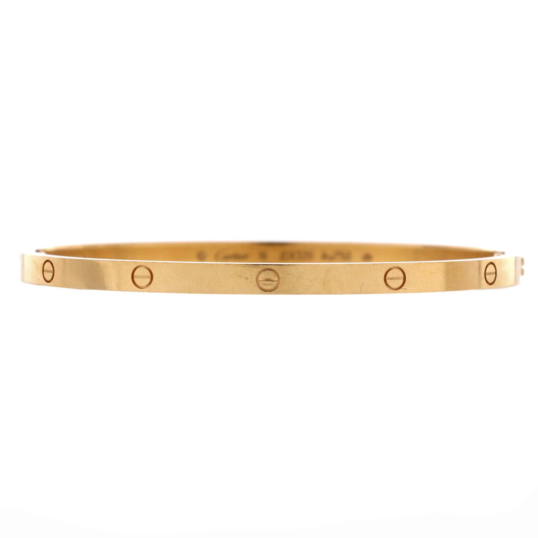 Love Bracelet 18K Yellow Gold Small 19