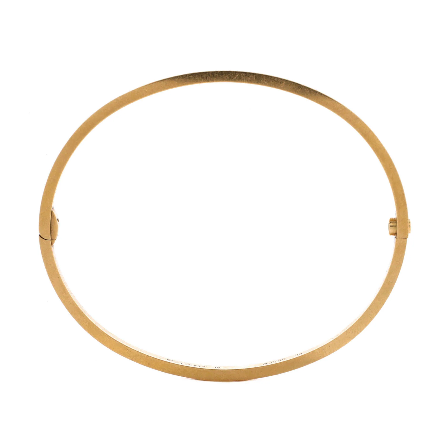 Love Bracelet 18K Yellow Gold Small 19 - Image 3