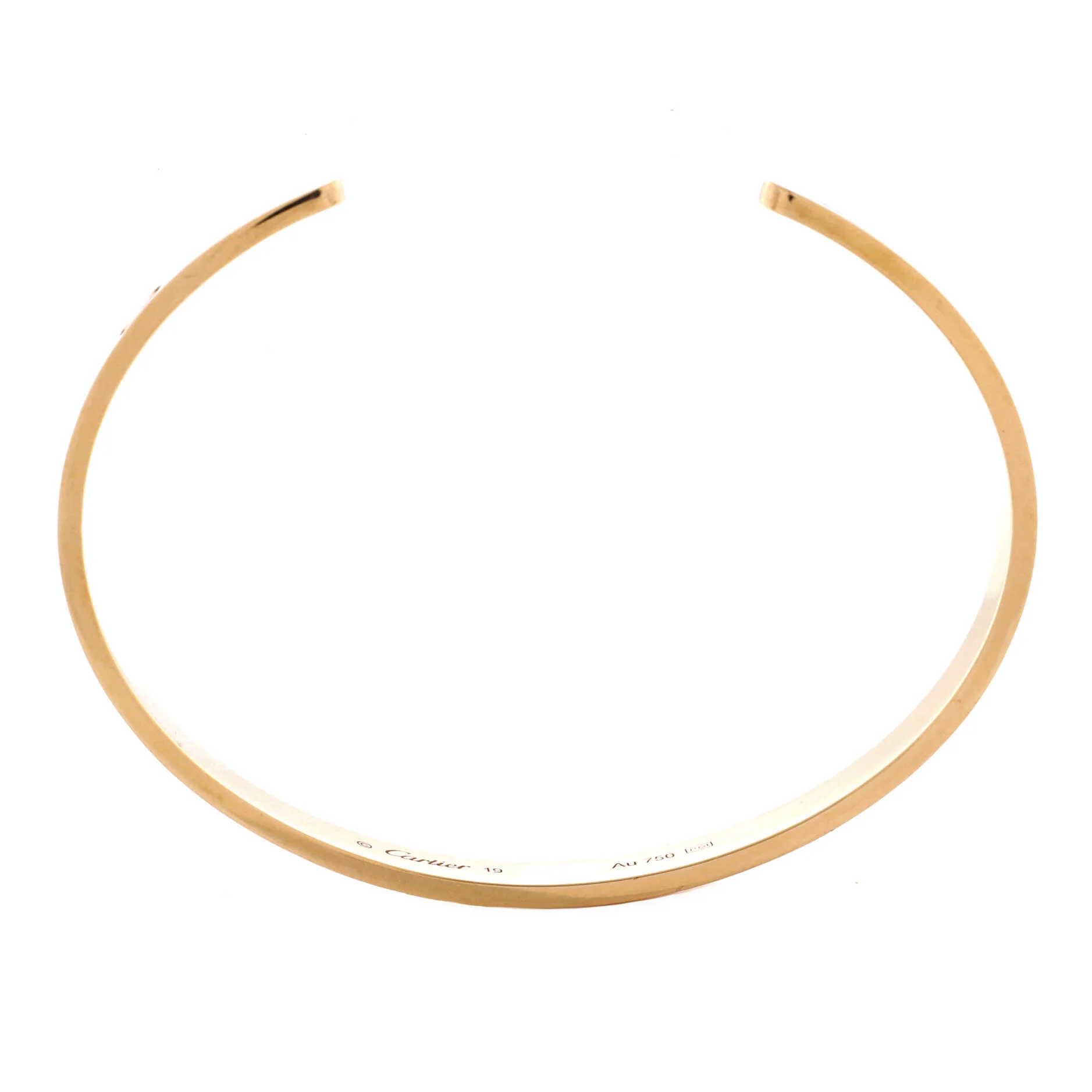 Love Cuff Bracelet 18K Yellow Gold - Image 2