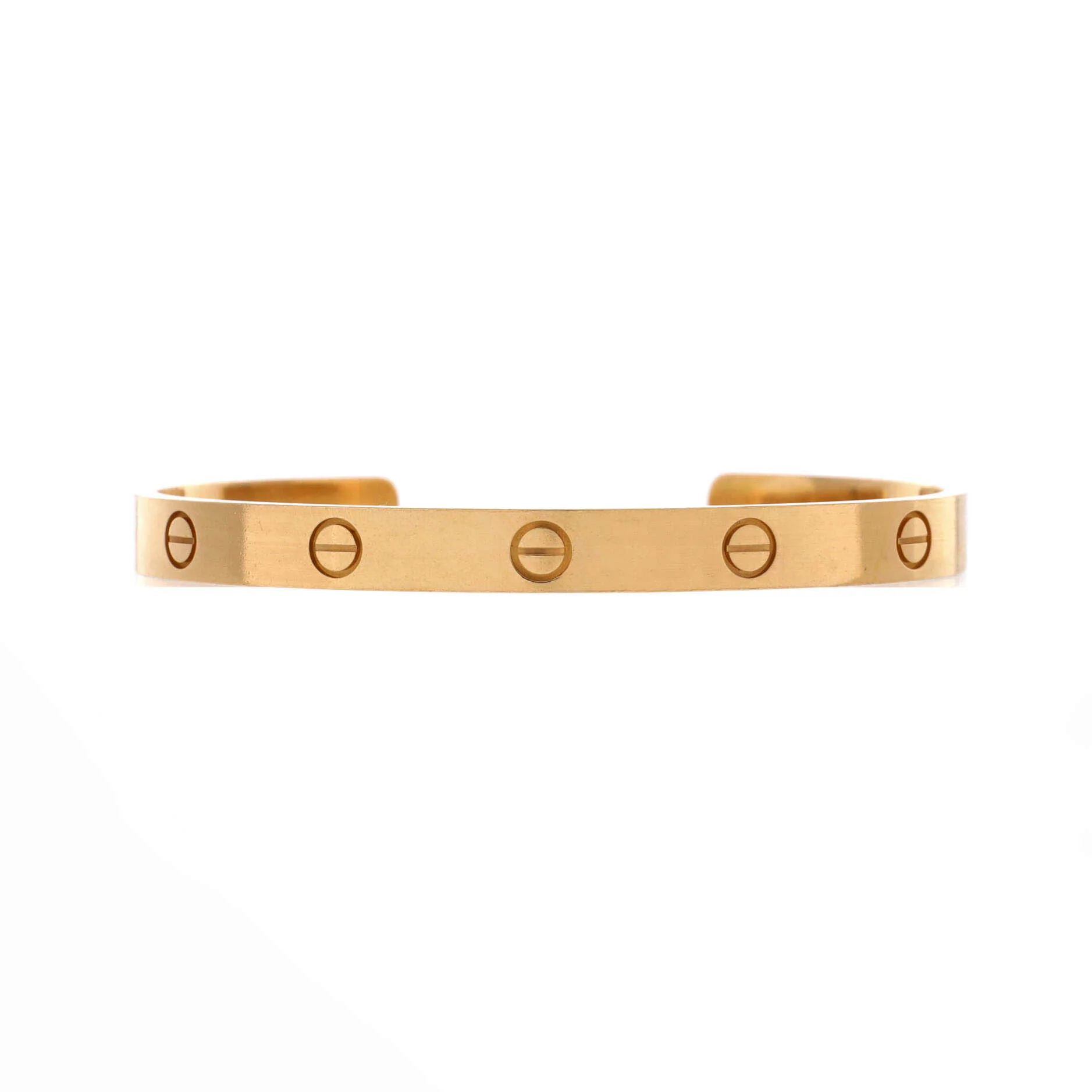 Love Cuff Bracelet 18K Yellow Gold