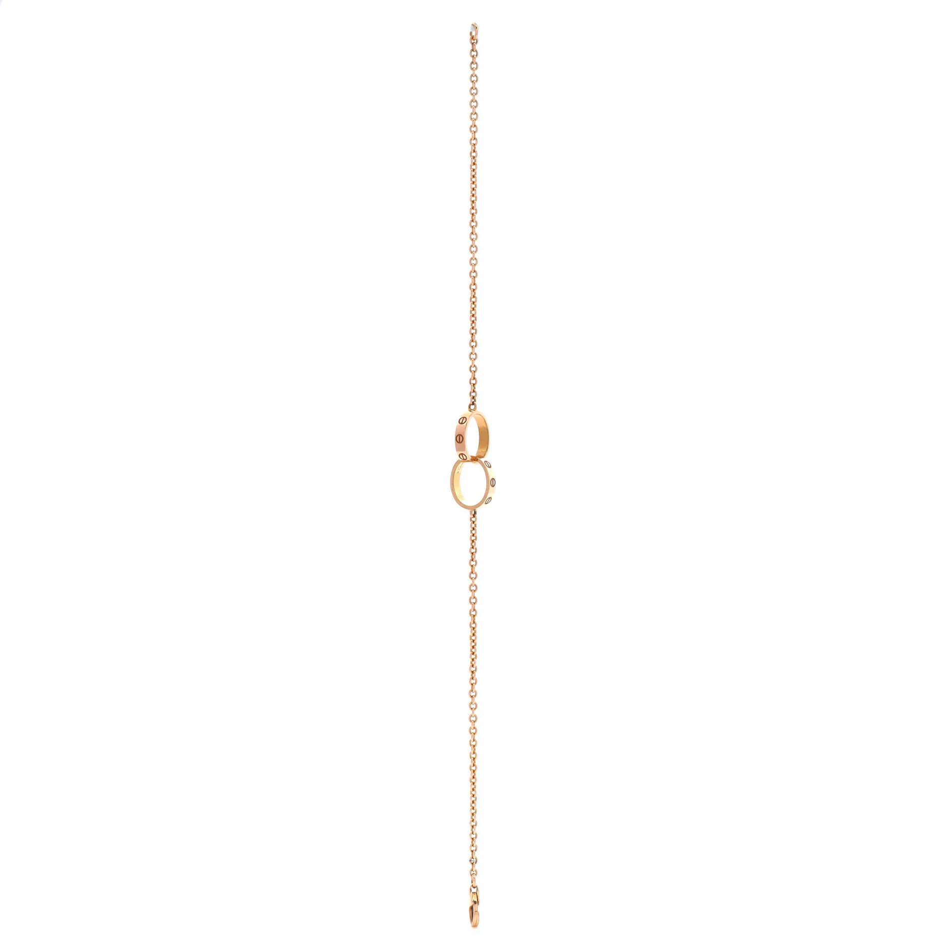 Love Interlocking Bracelet 18K Rose Gold - Image 3