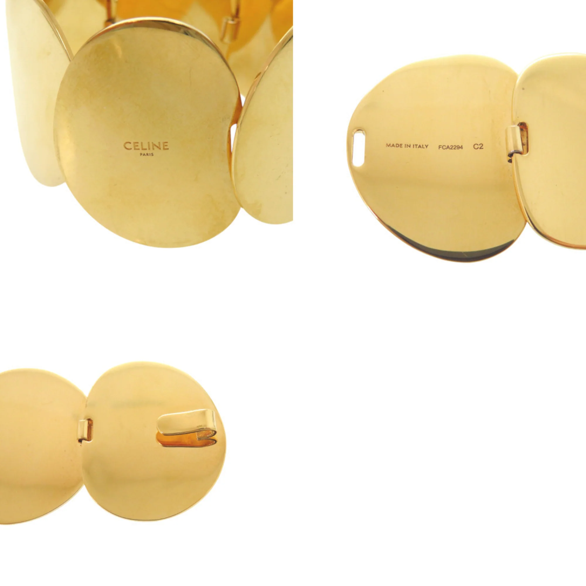 Bangle Bracelet Metal Gold - Image 4