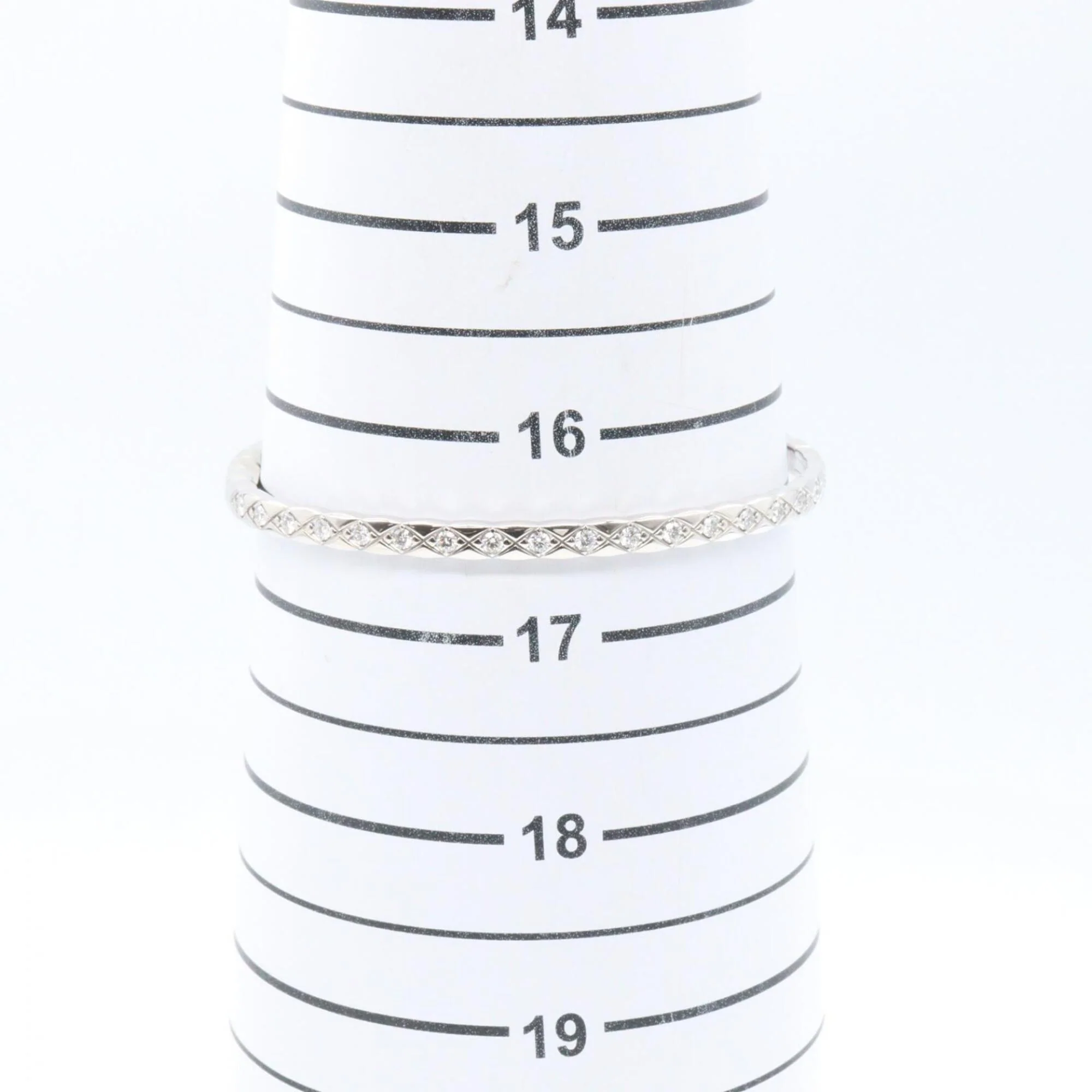 Bracelet 18K White Gold Medium with Diamond - Image 7
