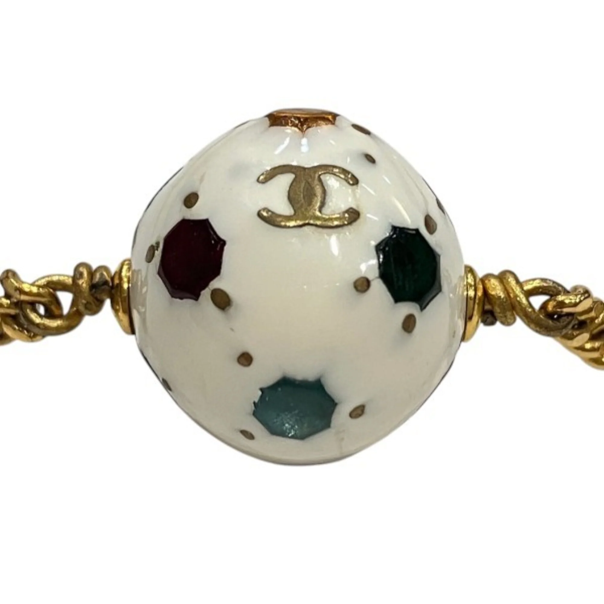 CC Logo Ball Bracelet Metal - Image 5