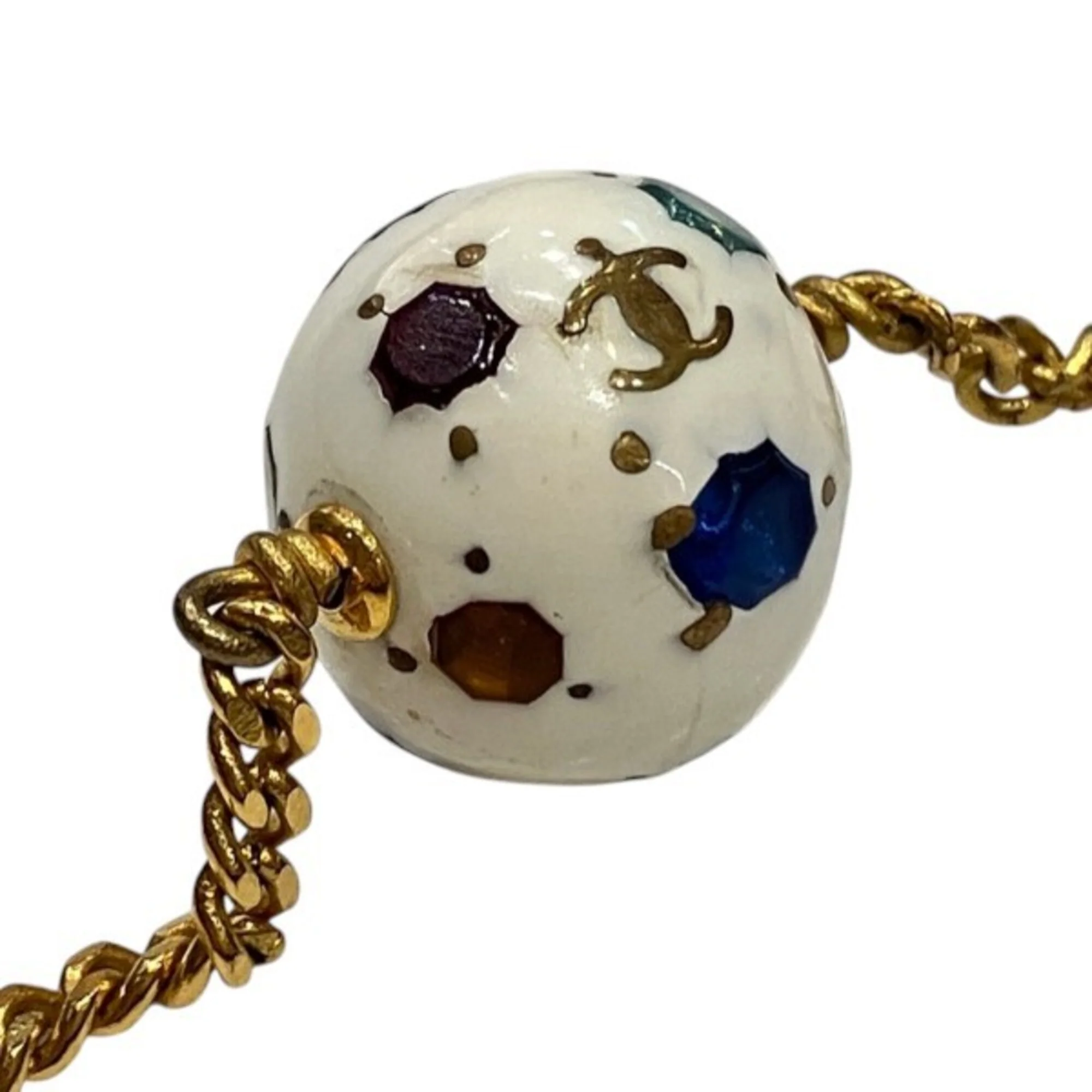 CC Logo Ball Bracelet Metal - Image 7