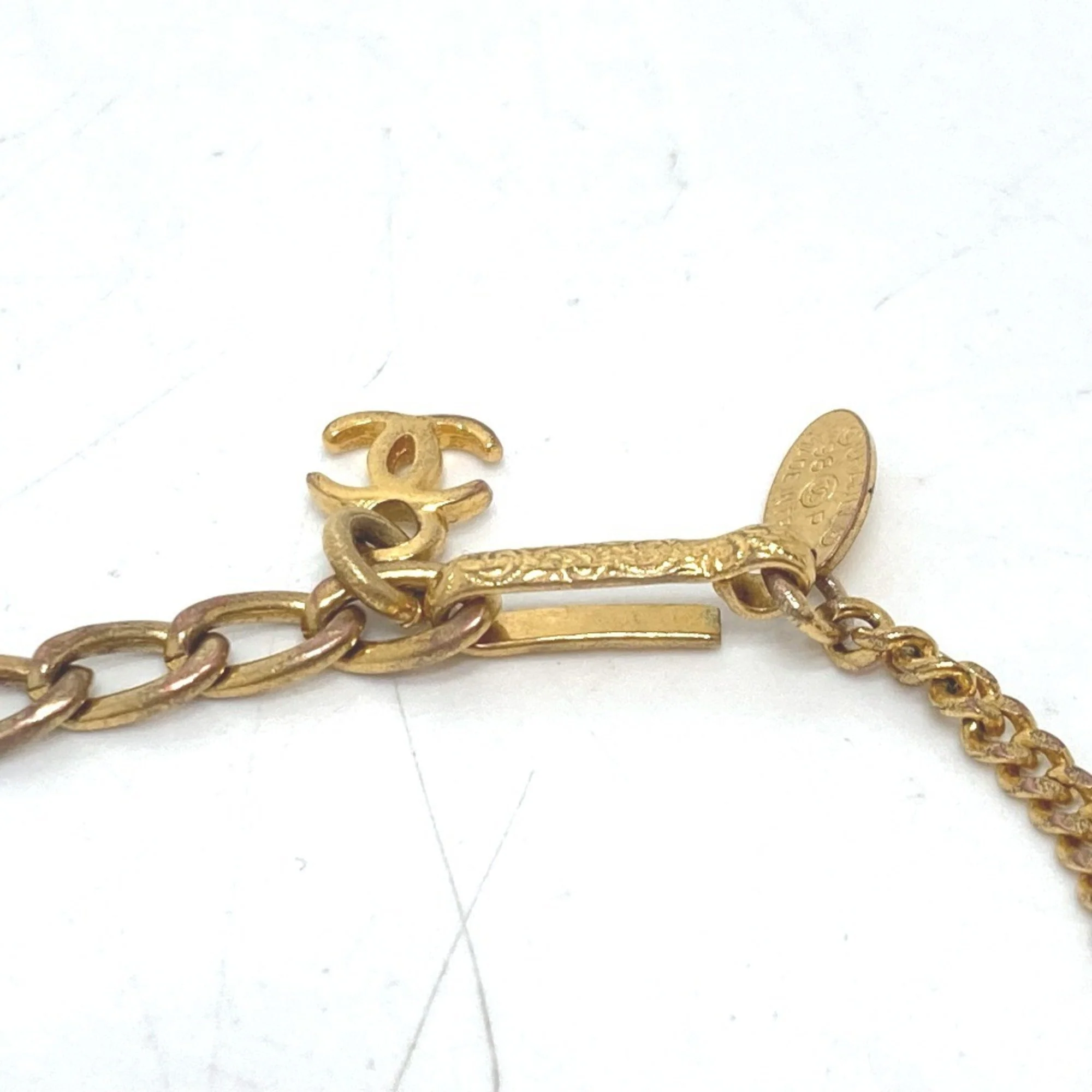 CC Logo Bracelet Gold-Tone Metal - Image 3