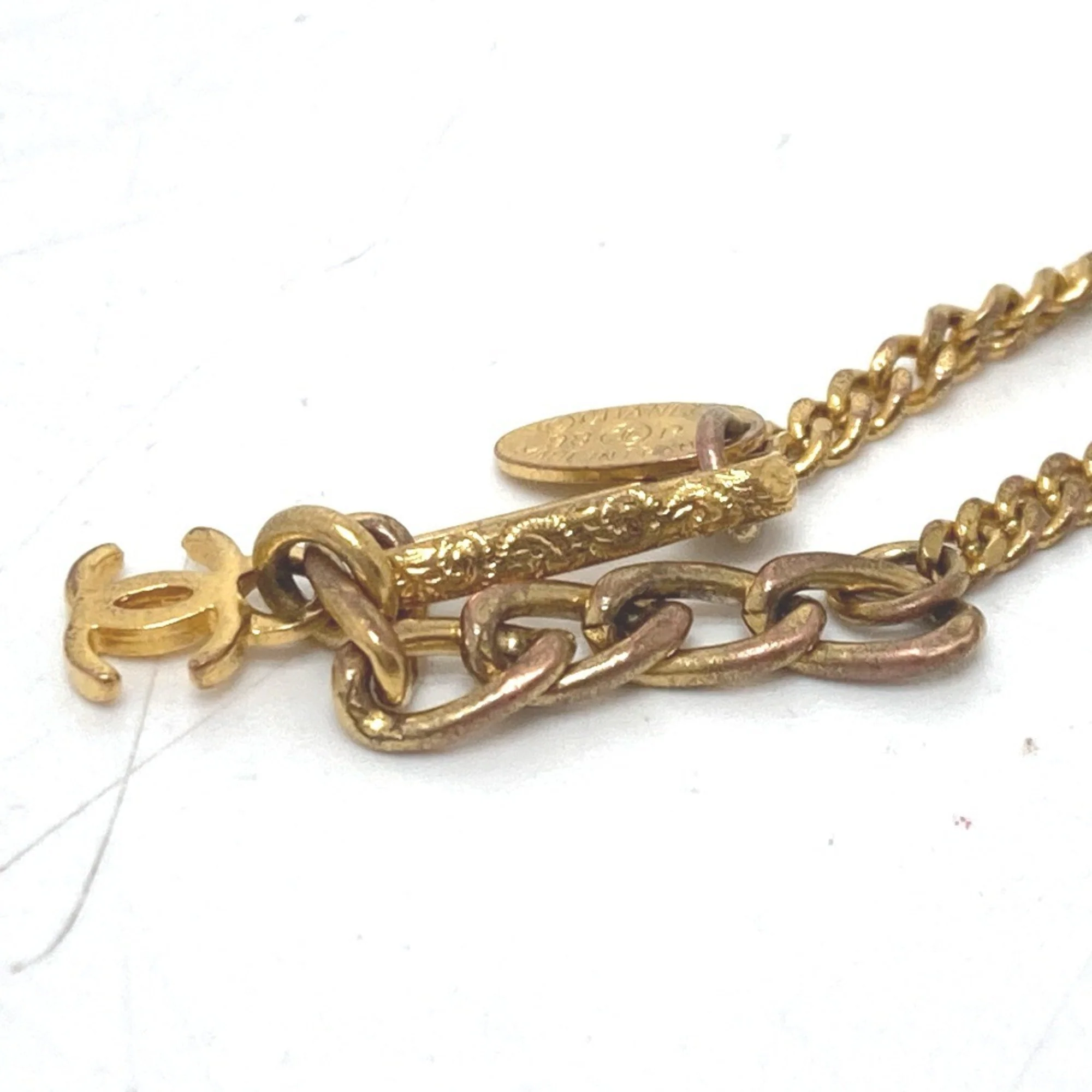 CC Logo Bracelet Gold-Tone Metal - Image 7