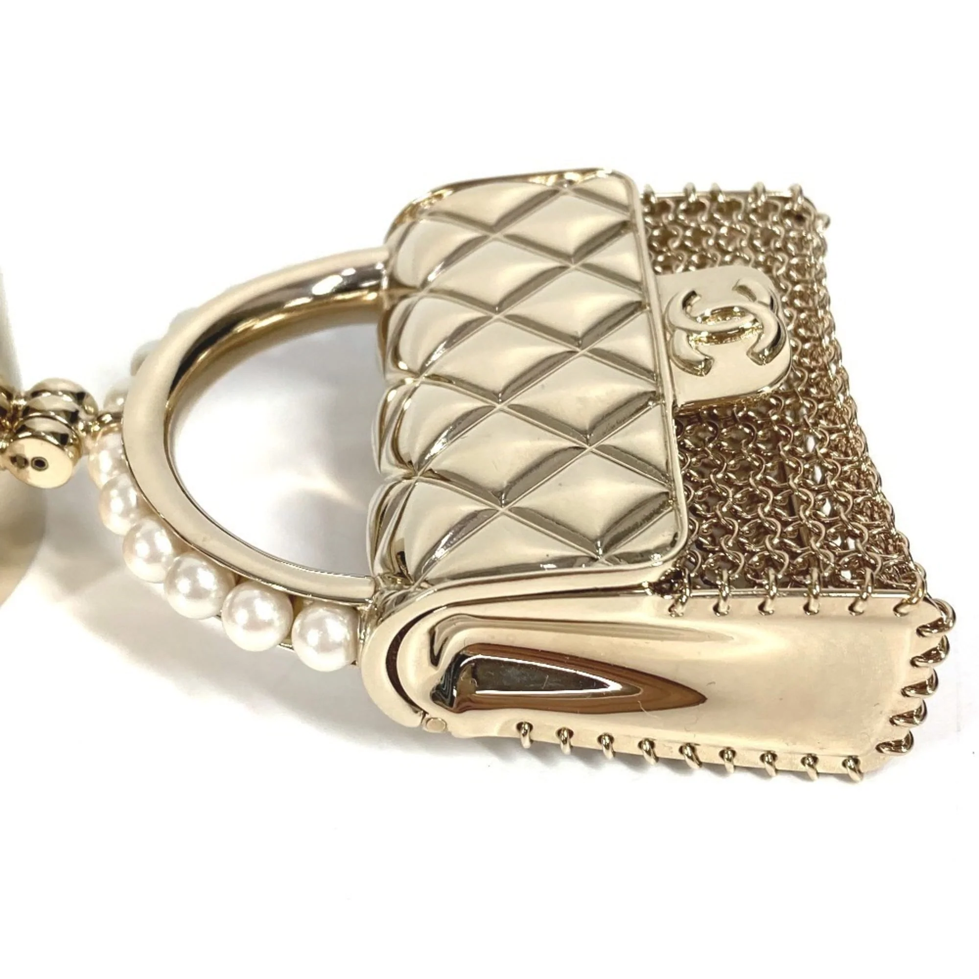 CC Logo Bracelet Gold-Tone Metal - Image 7