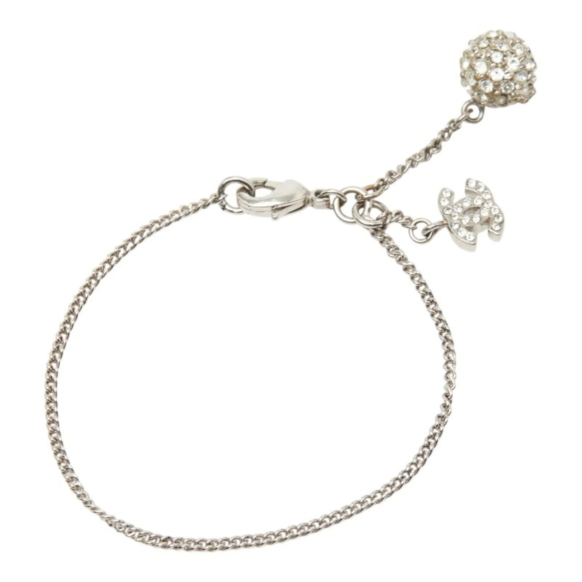 CC Logo Bracelet Silver-Tone Metal - Image 2