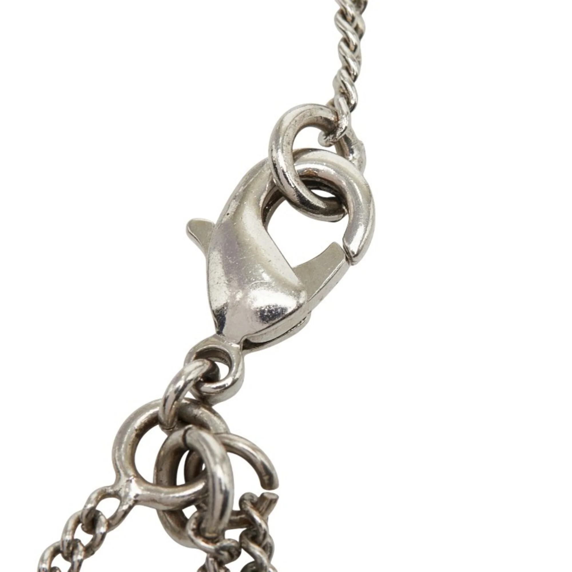 CC Logo Bracelet Silver-Tone Metal - Image 4