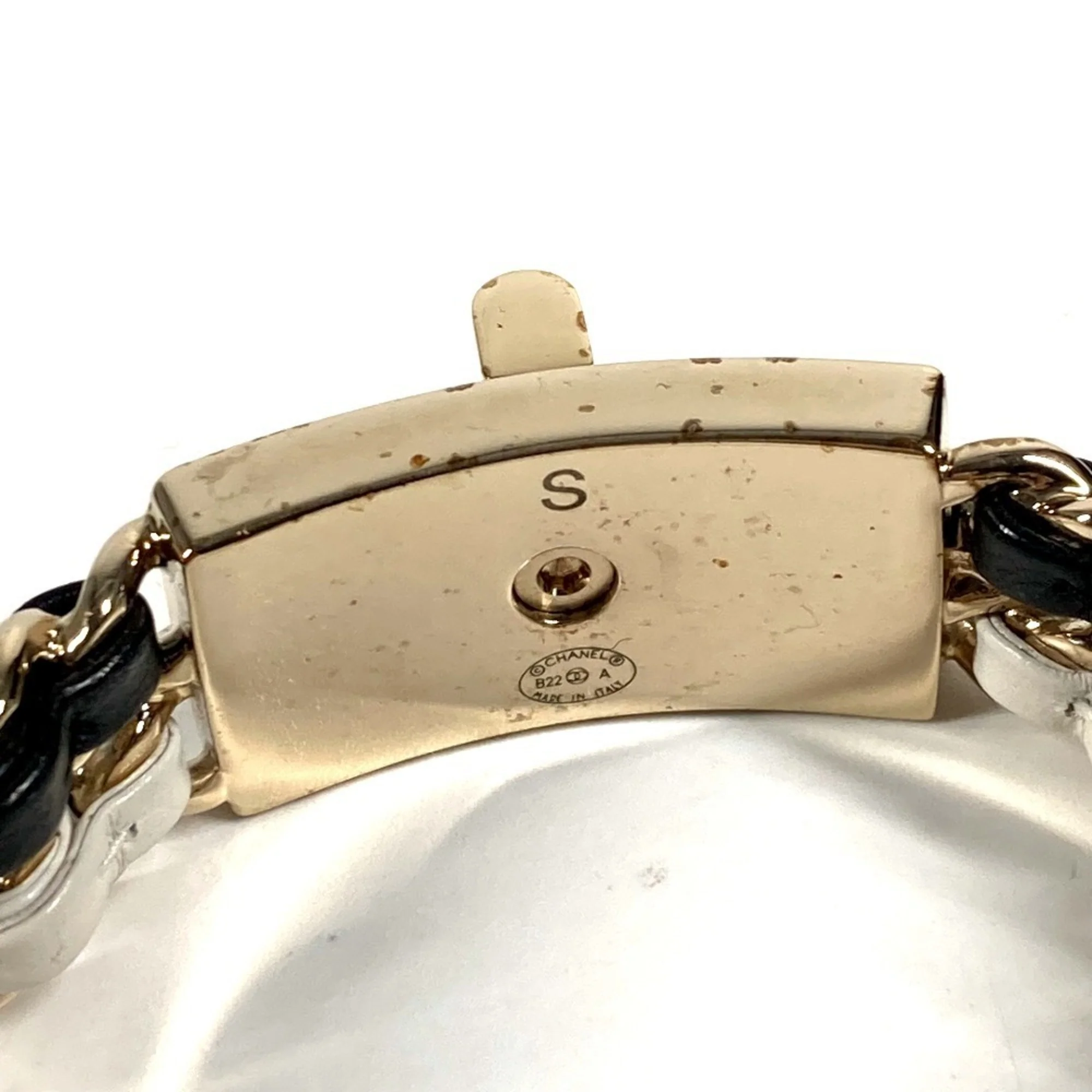 CC Logo Chain Bracelet Gold-Tone Metal - Image 5
