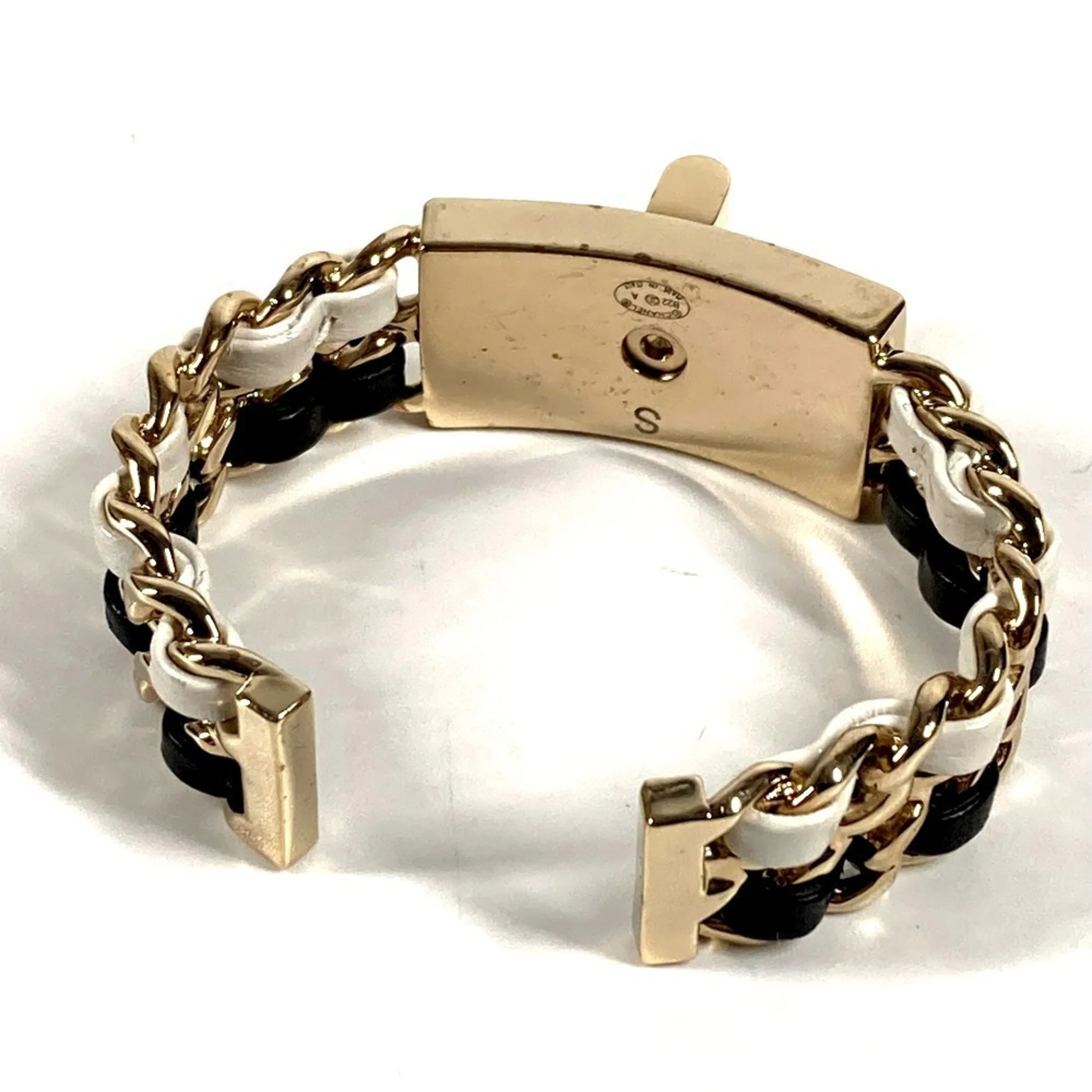 CC Logo Chain Bracelet Gold-Tone Metal - Image 6