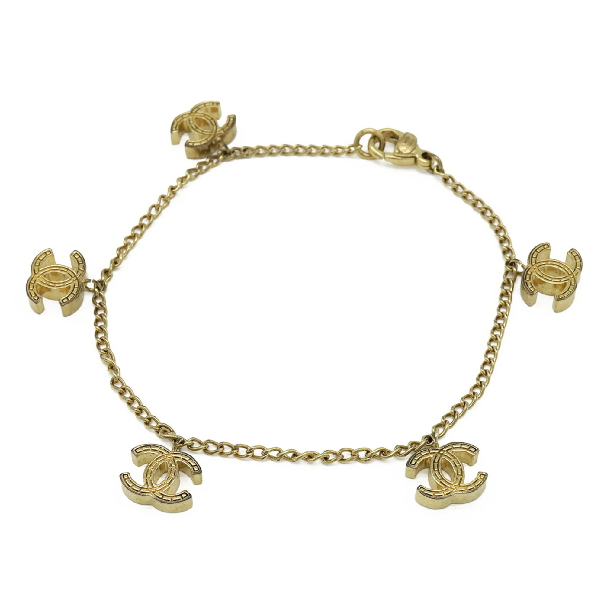 CC Logo Chain Bracelet Metal