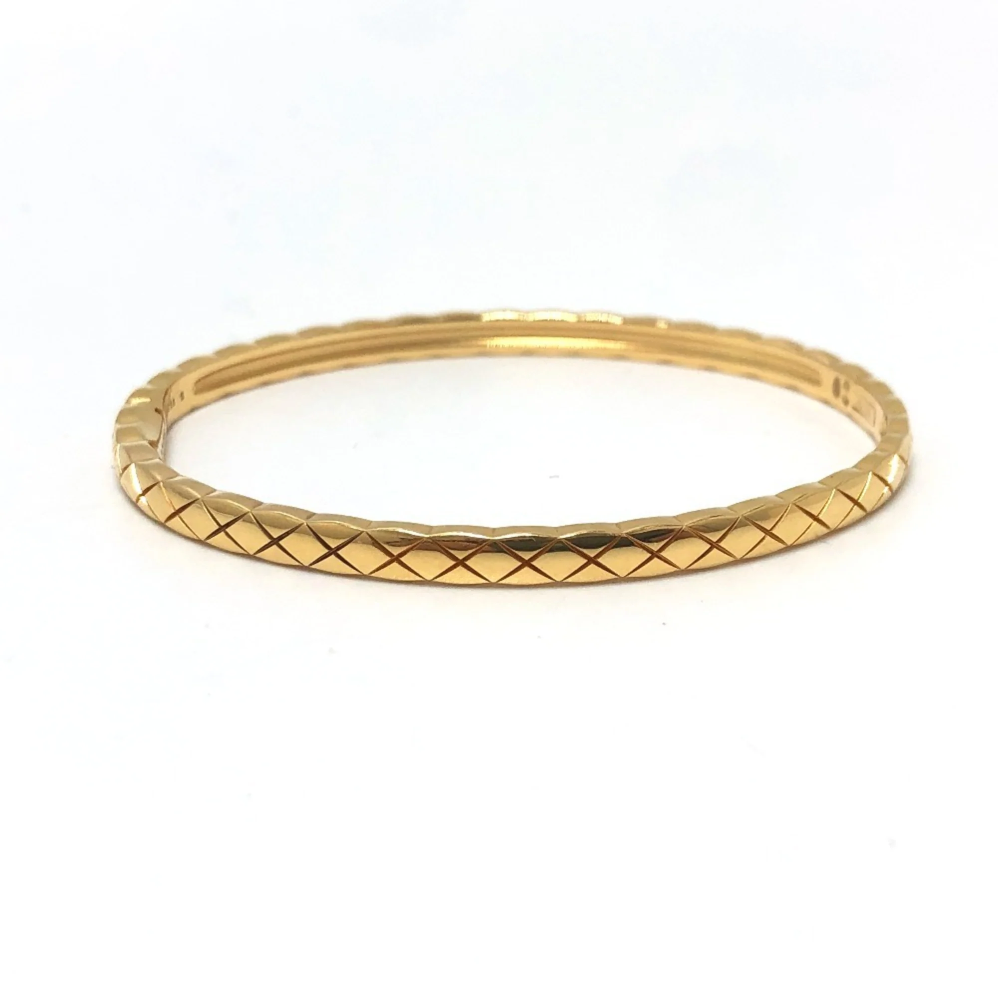 Coco Crush Bracelet 18K Yellow Gold with Diamond - Image 4