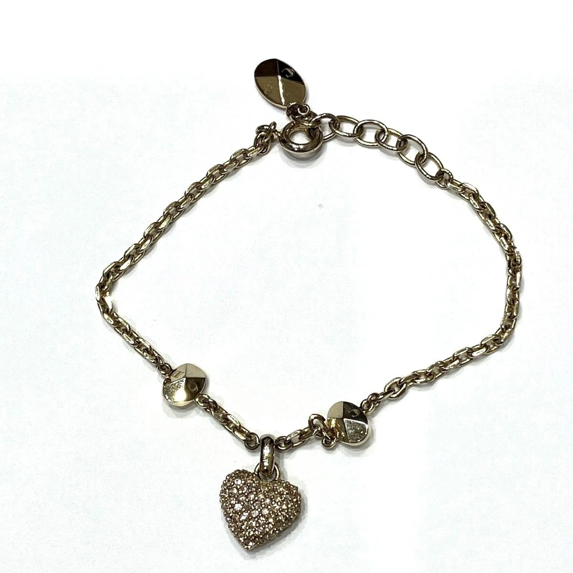 Bracelet Gold Alloy with Rhinestone