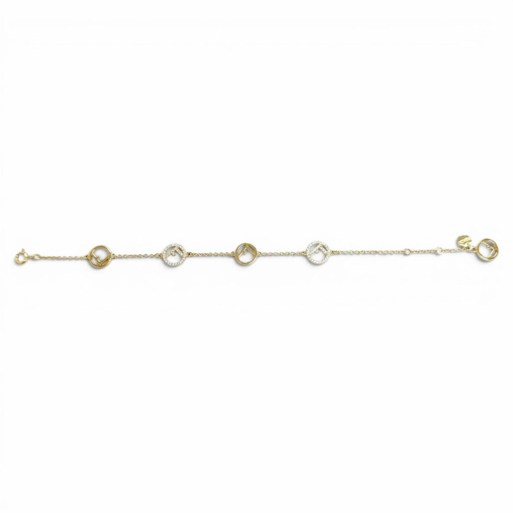 Bracelet Gold Plate with Rhinestone - Image 3