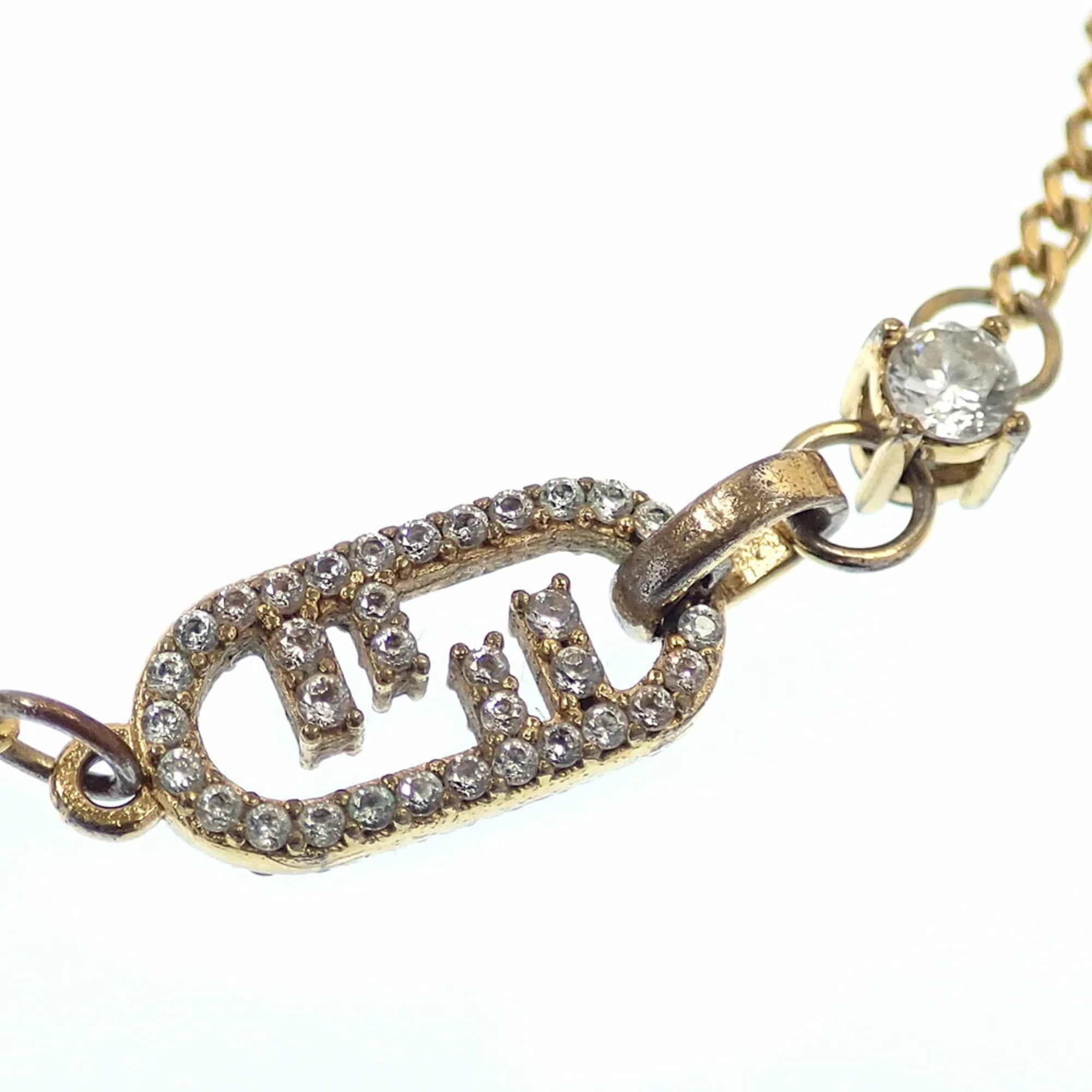 Charm Bracelet Gold With Rhinestones - Image 2