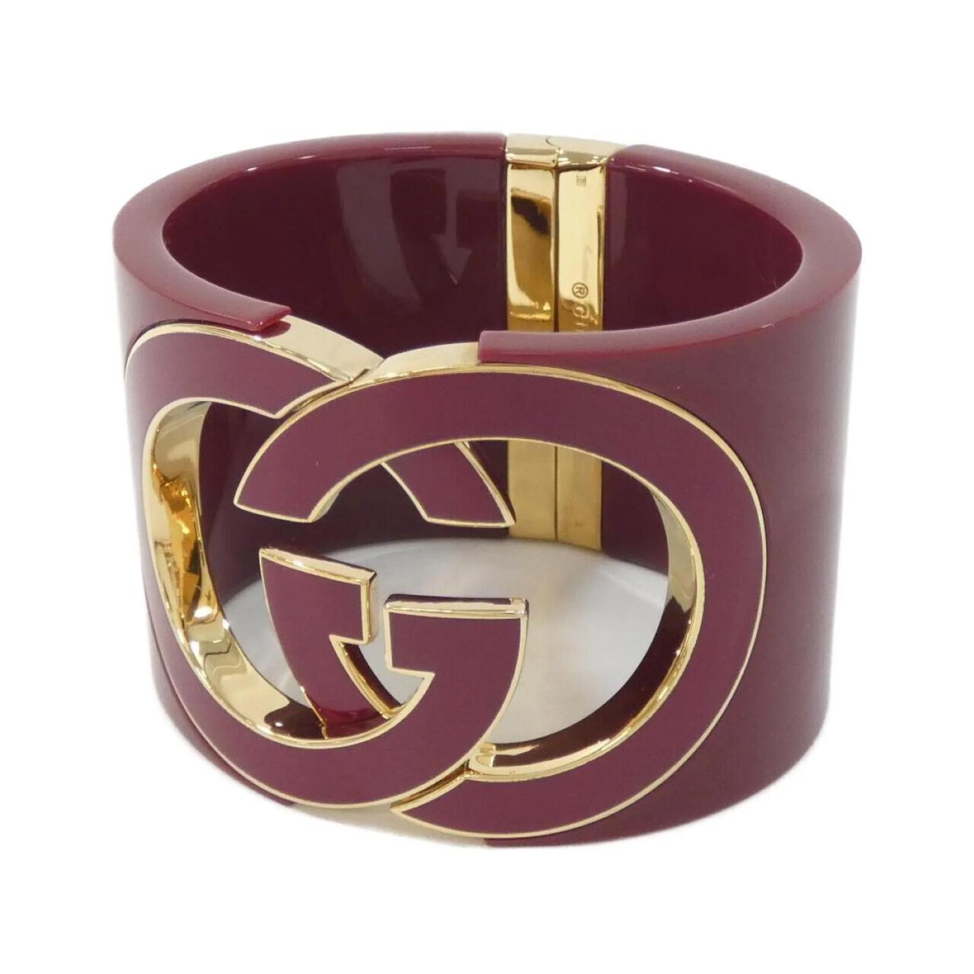 Interlocking Bracelet Gold and Red