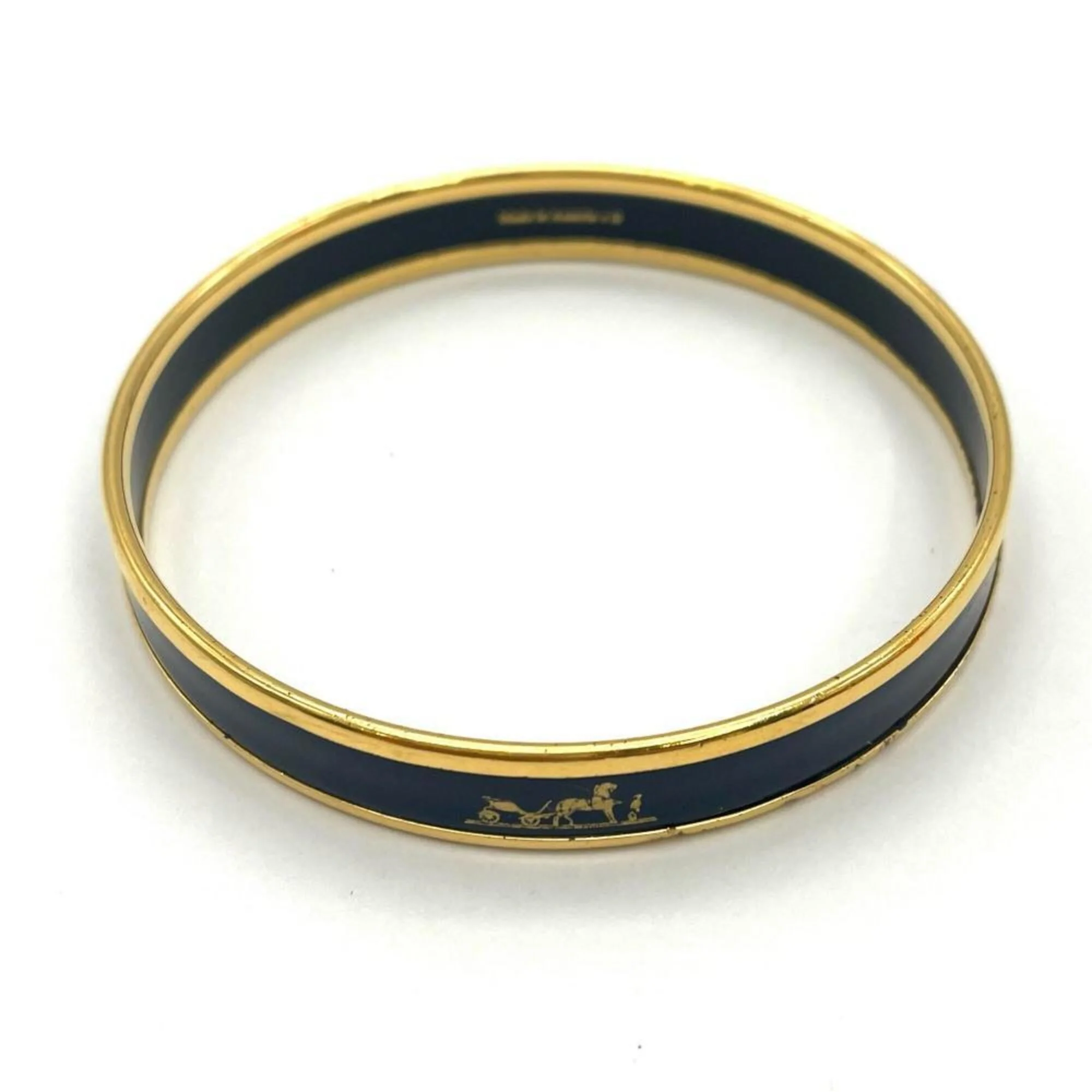 Bangle Bracelet Enamel and Metal