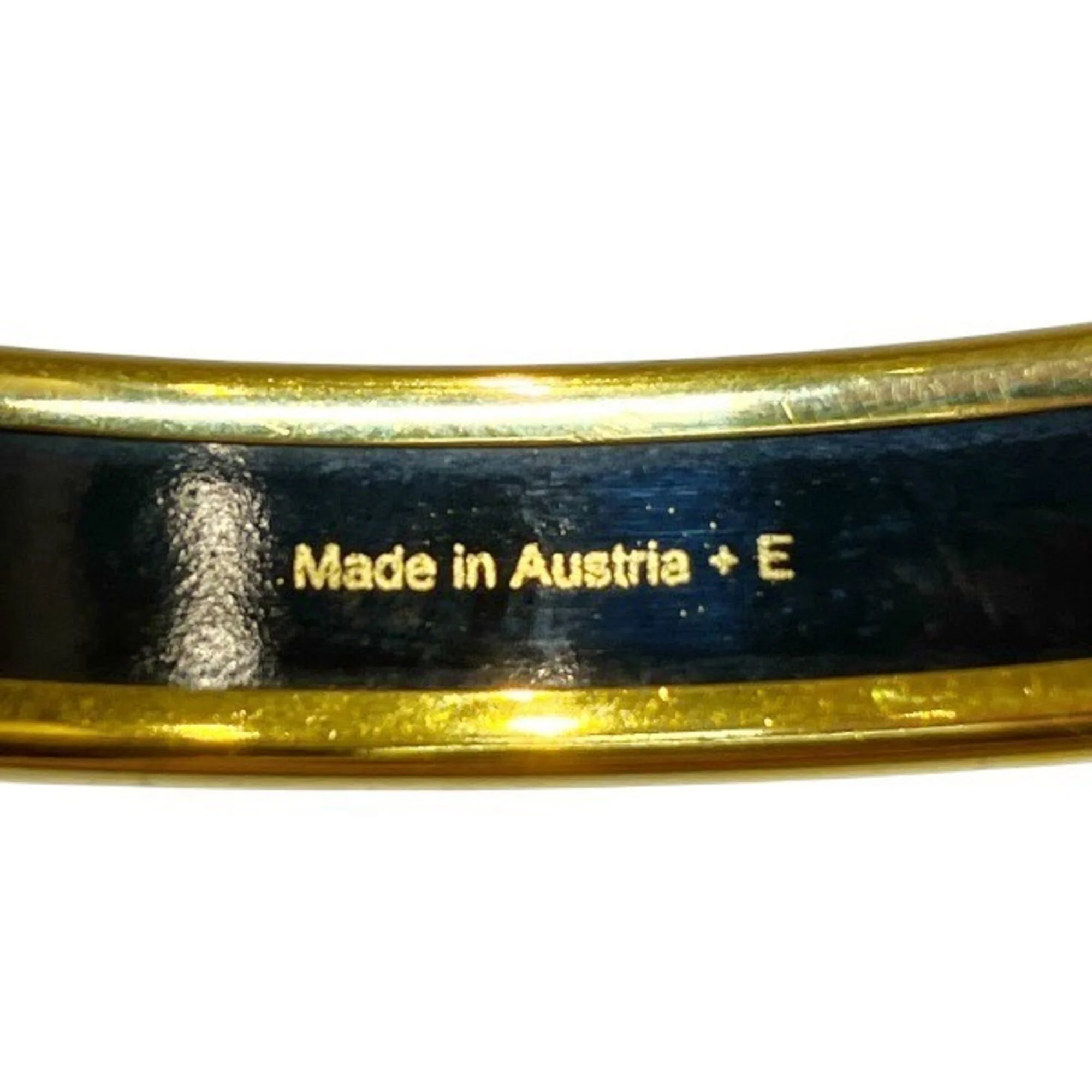 Bangle Cloisonné and Enamel Gold Red Bracelet - Image 3