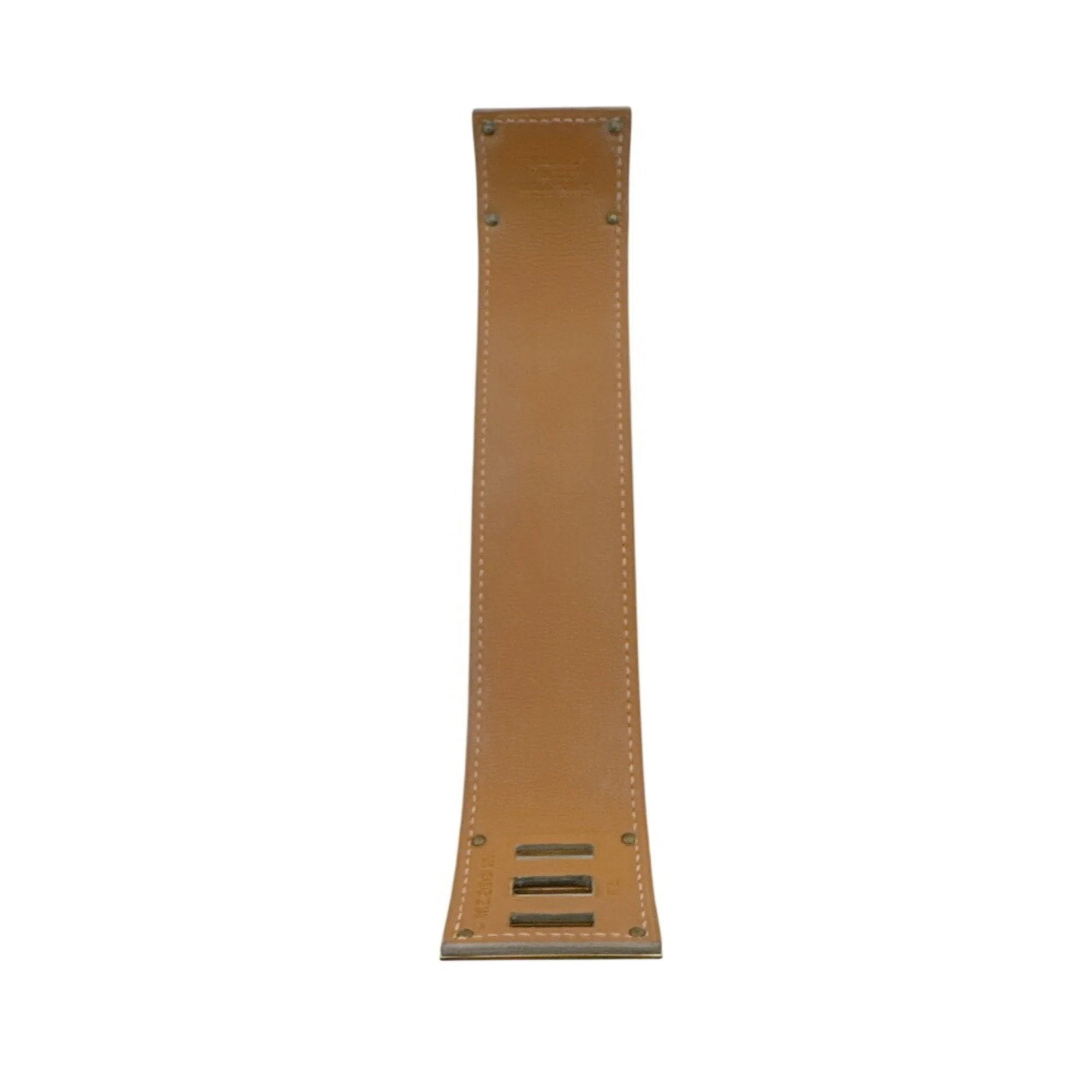 Bangle Leather and Metal Ivory Bracelet - Image 9