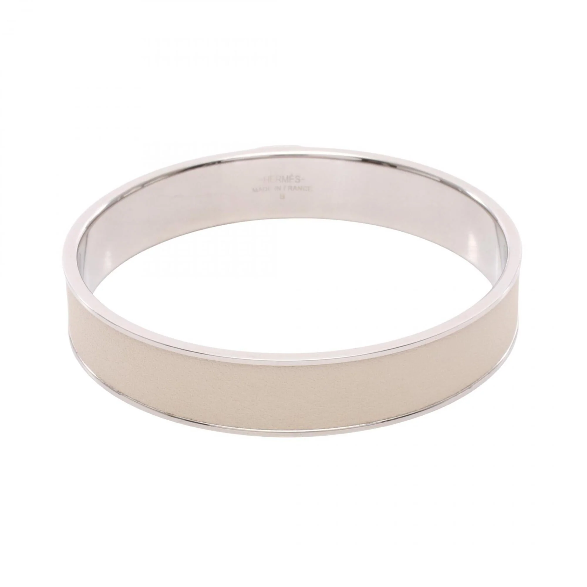 Bangle Leather and Stainless Steel Bracelet - Image 2