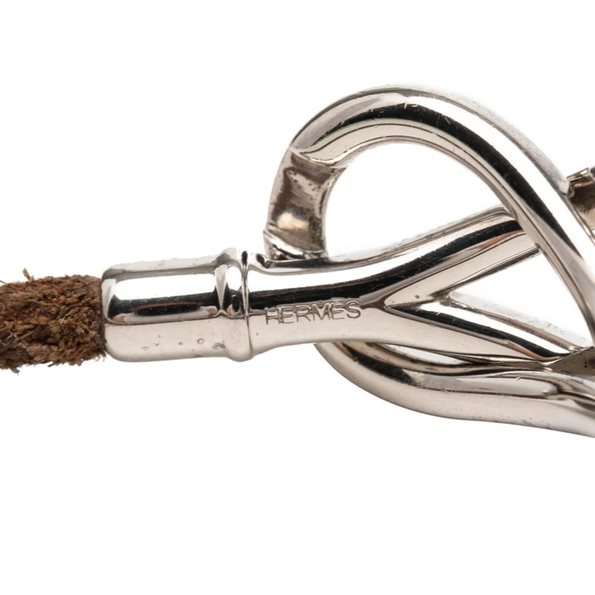 Bracelet Brown Leather and Metal - Image 4