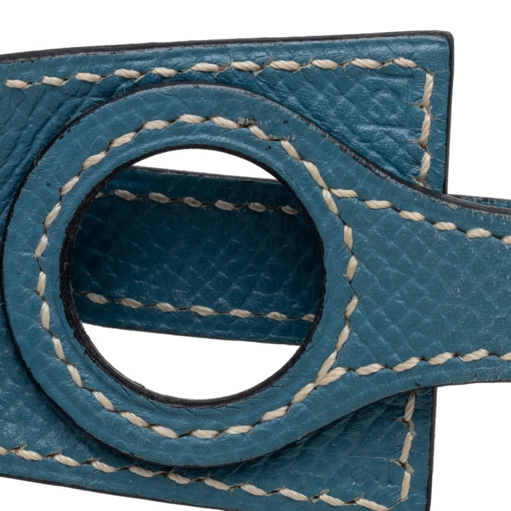 Bracelet Epsom Leather Blue - Image 5