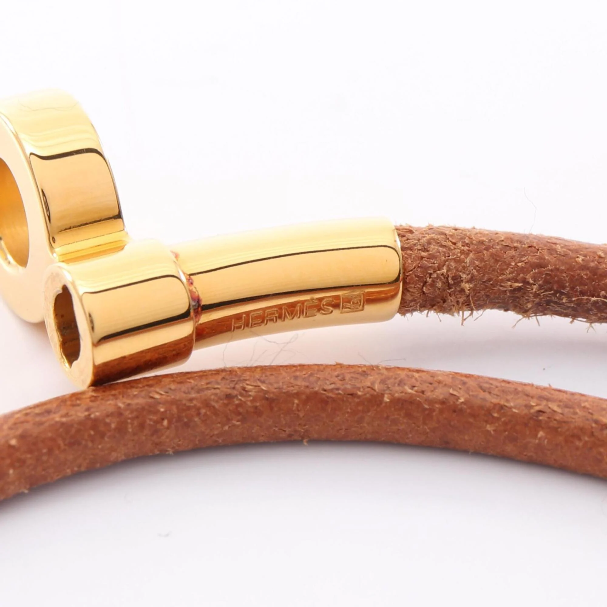 Bracelet Gold and Leather - Image 4