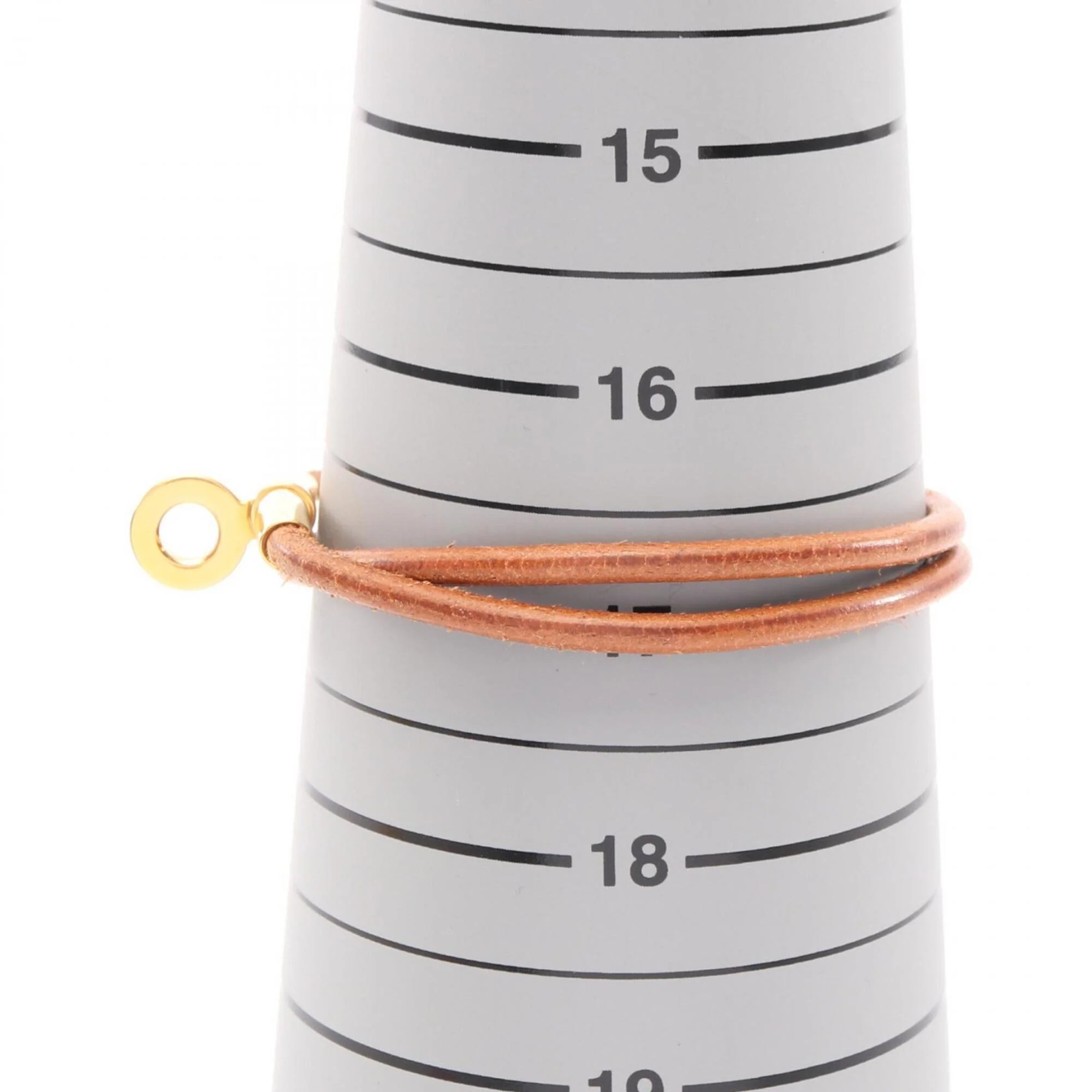 Bracelet Gold and Leather - Image 5