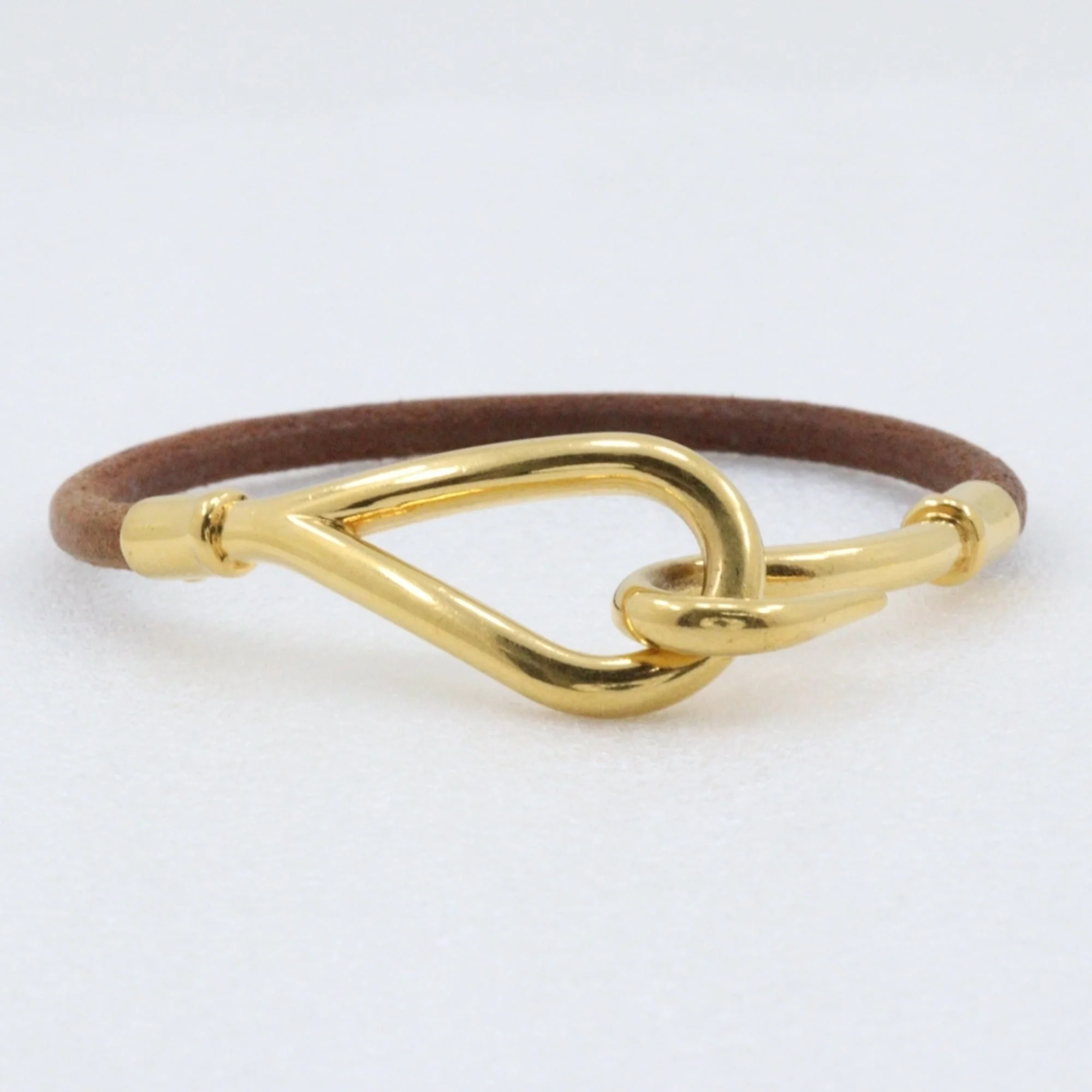Bracelet Gold and Leather