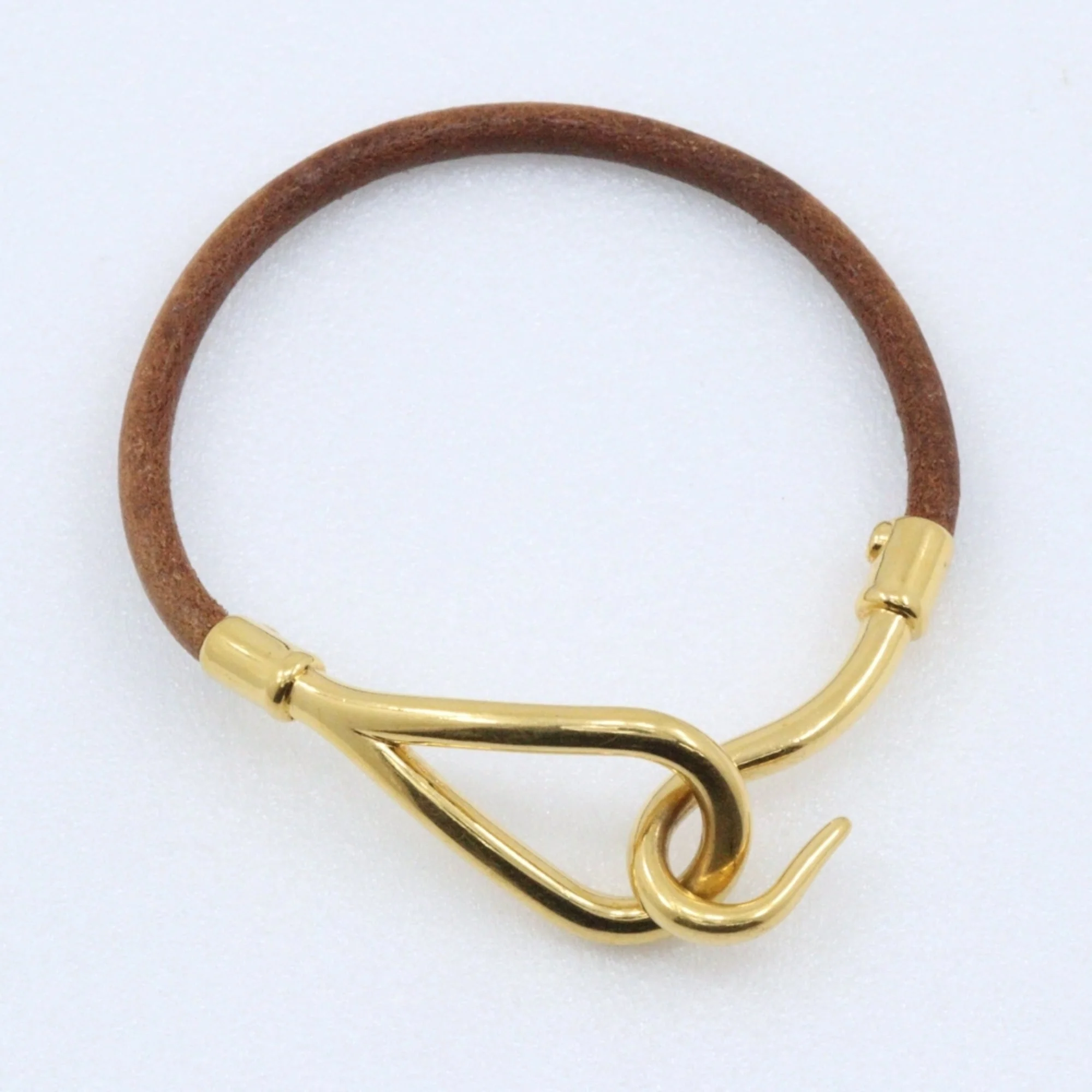 Bracelet Gold and Leather - Image 2