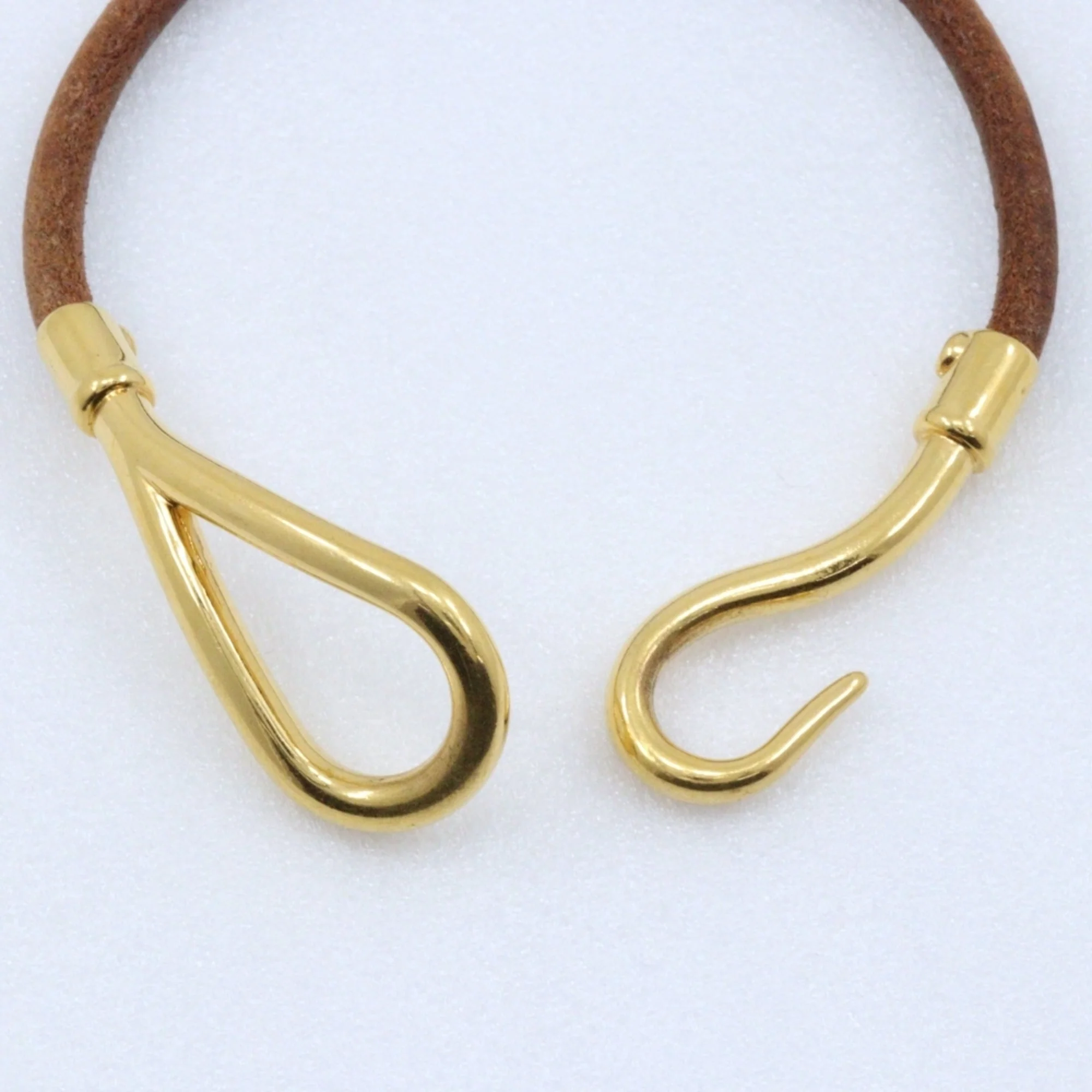 Bracelet Gold and Leather - Image 3