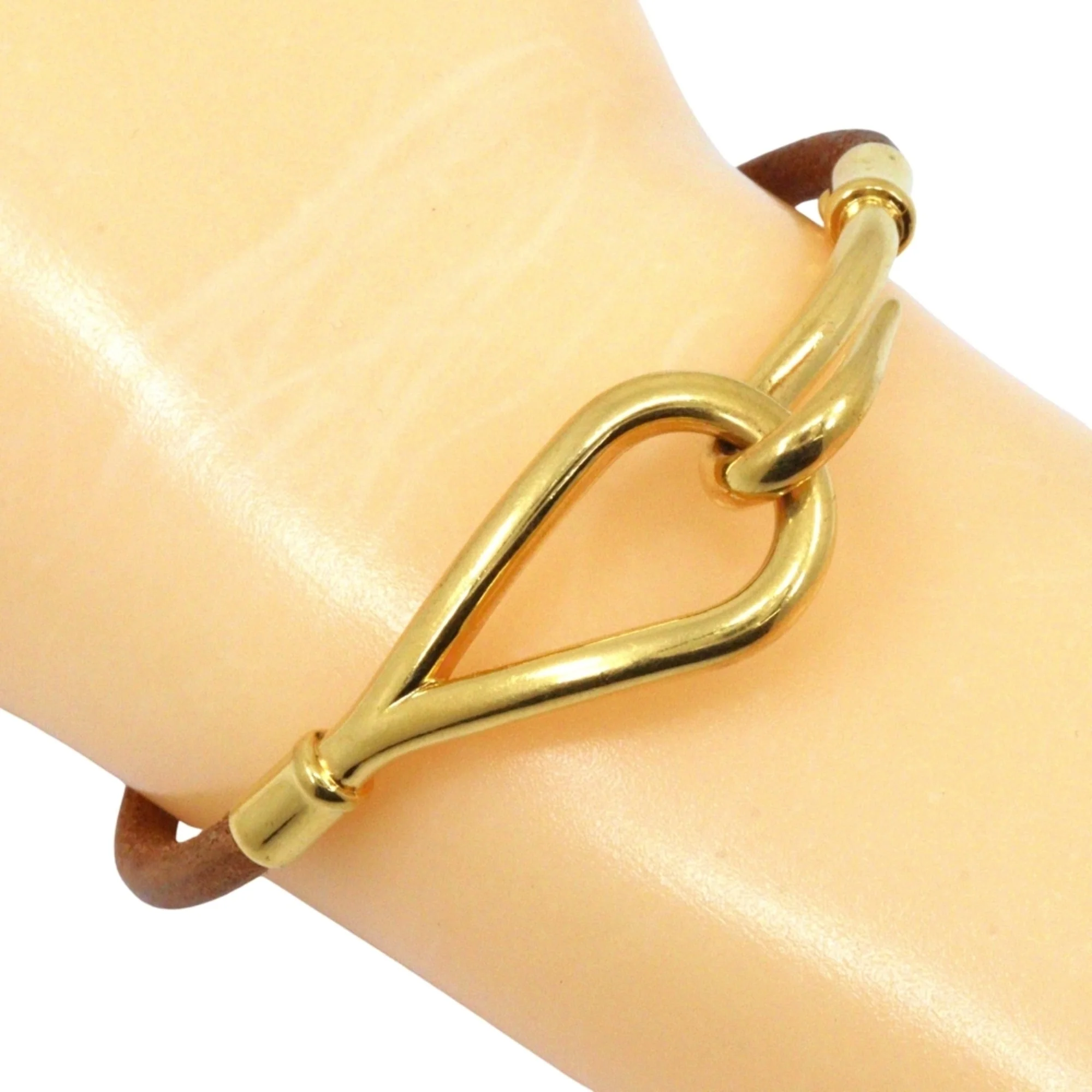 Bracelet Gold and Leather - Image 5