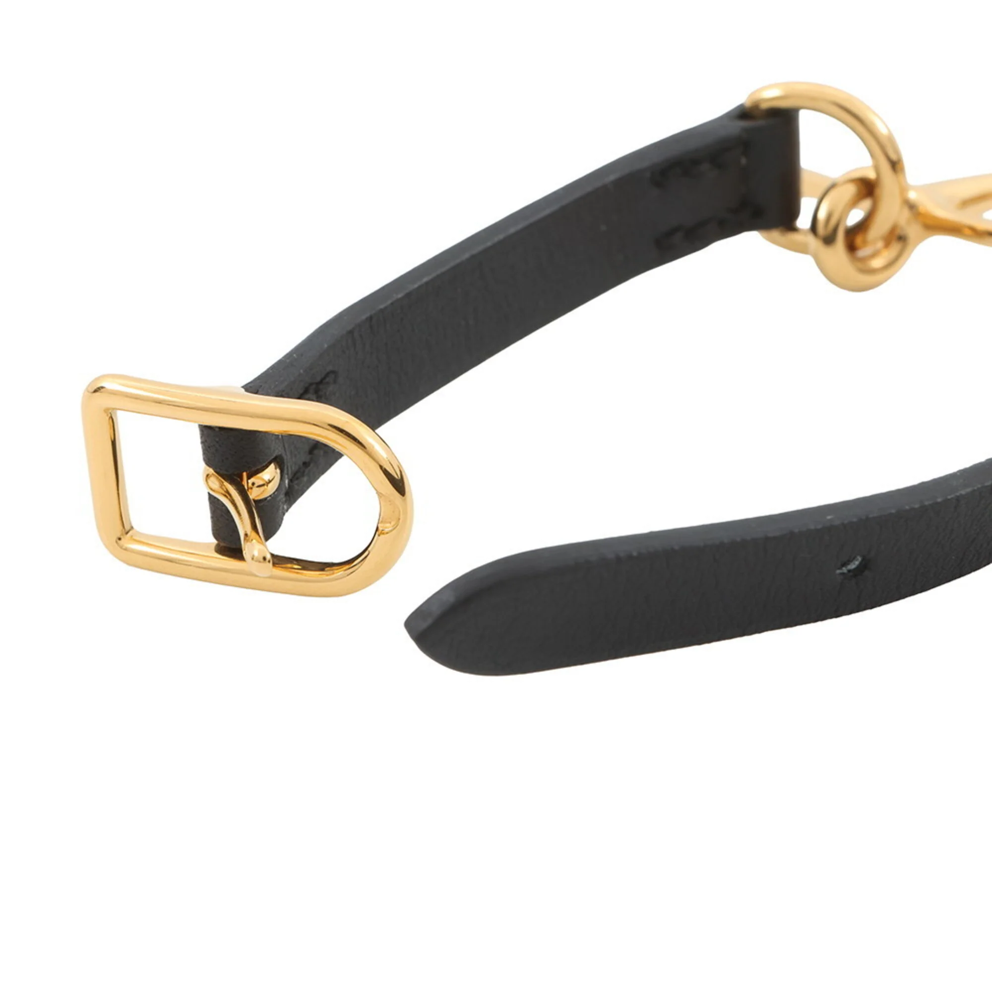 Bracelet Gold and Swift Leather - Image 5