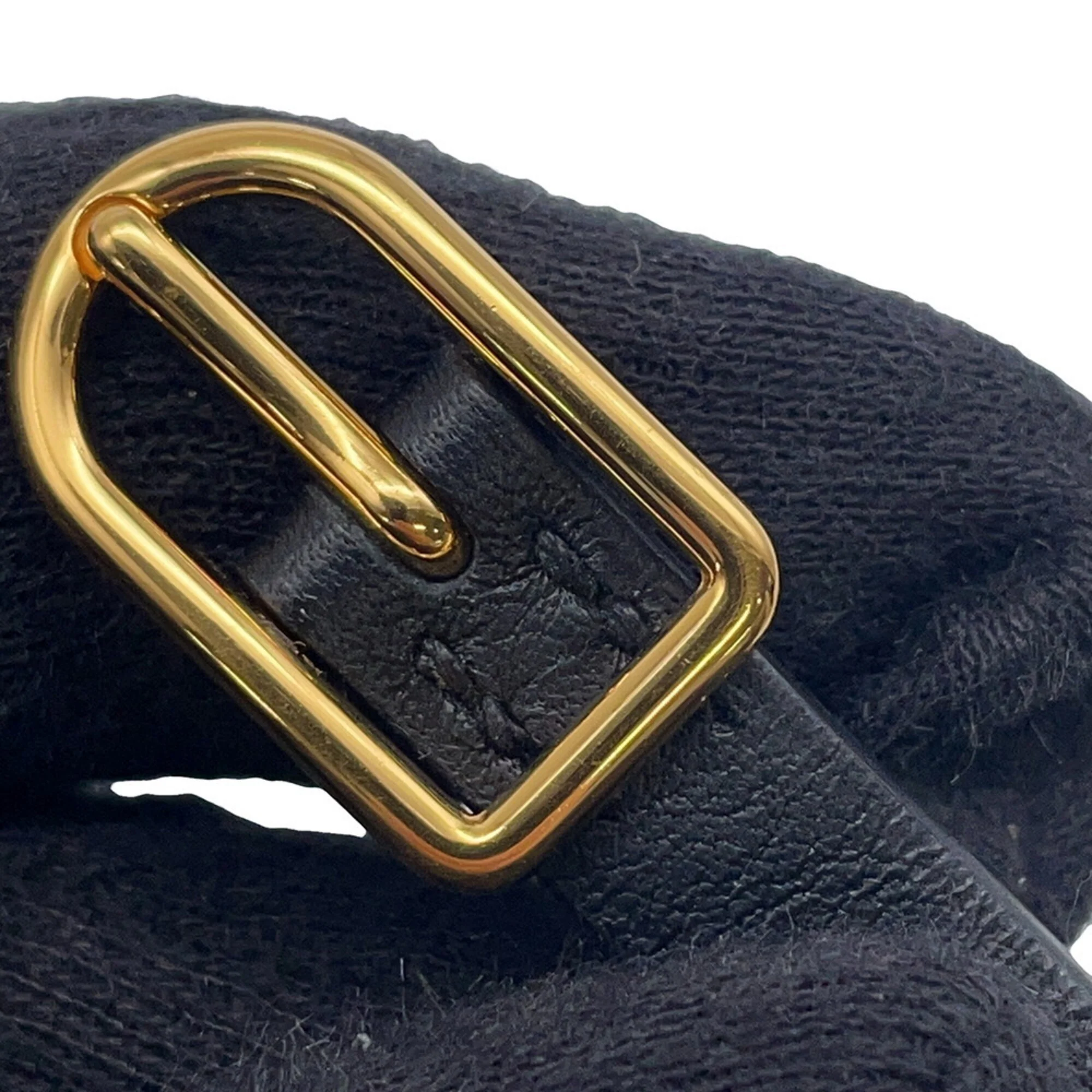 Bracelet Gold and Swift Leather - Image 8