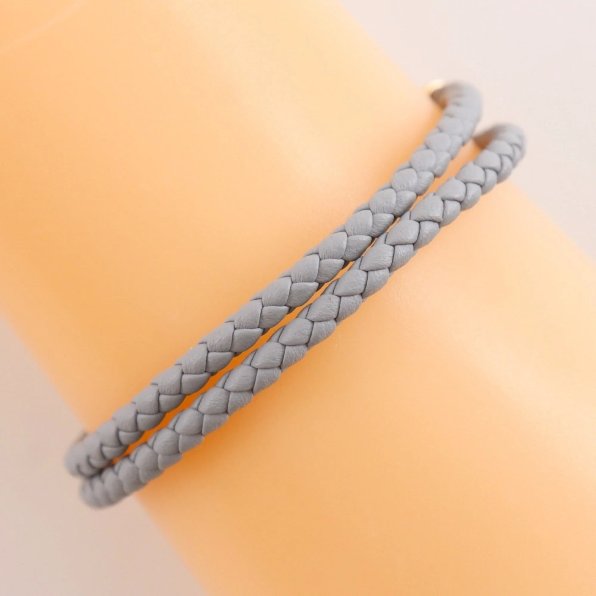 Bracelet Gray Leather - Image 3